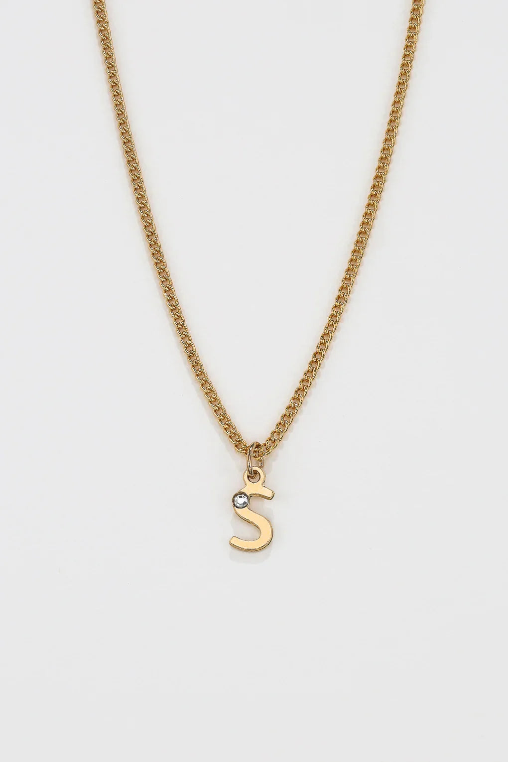 Tiny Initial Necklace