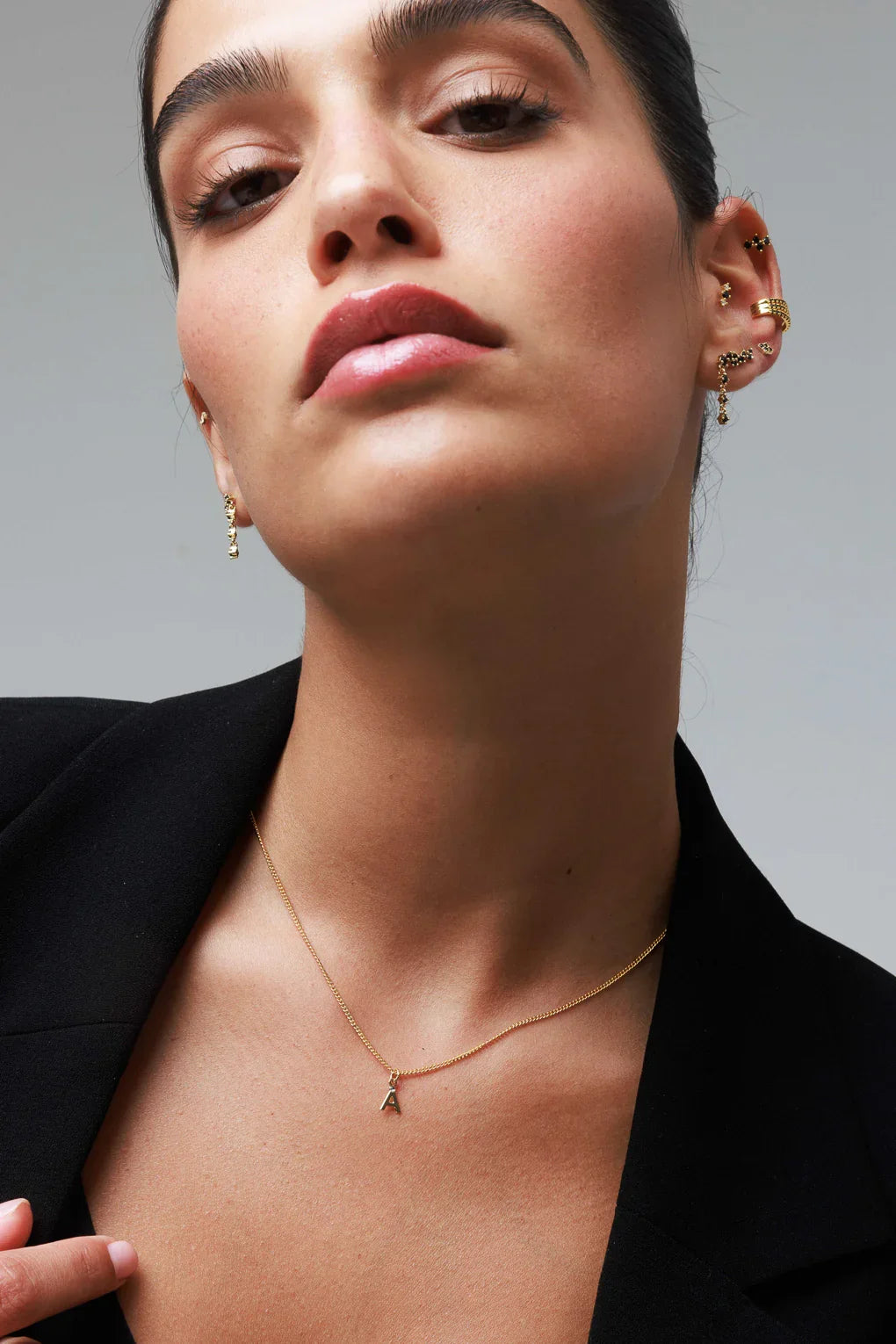 Tiny Initial Necklace