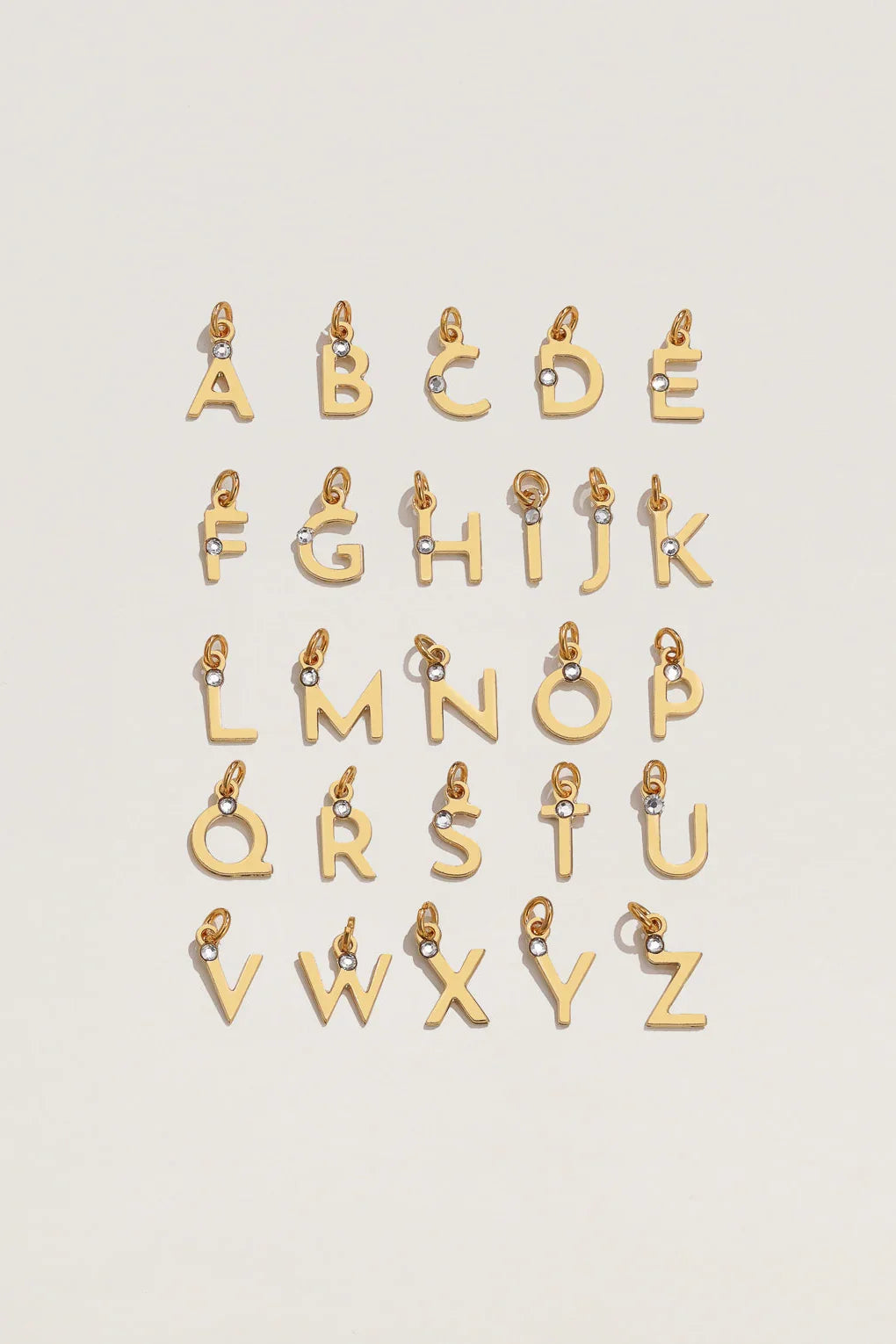 Tiny Initial Necklace