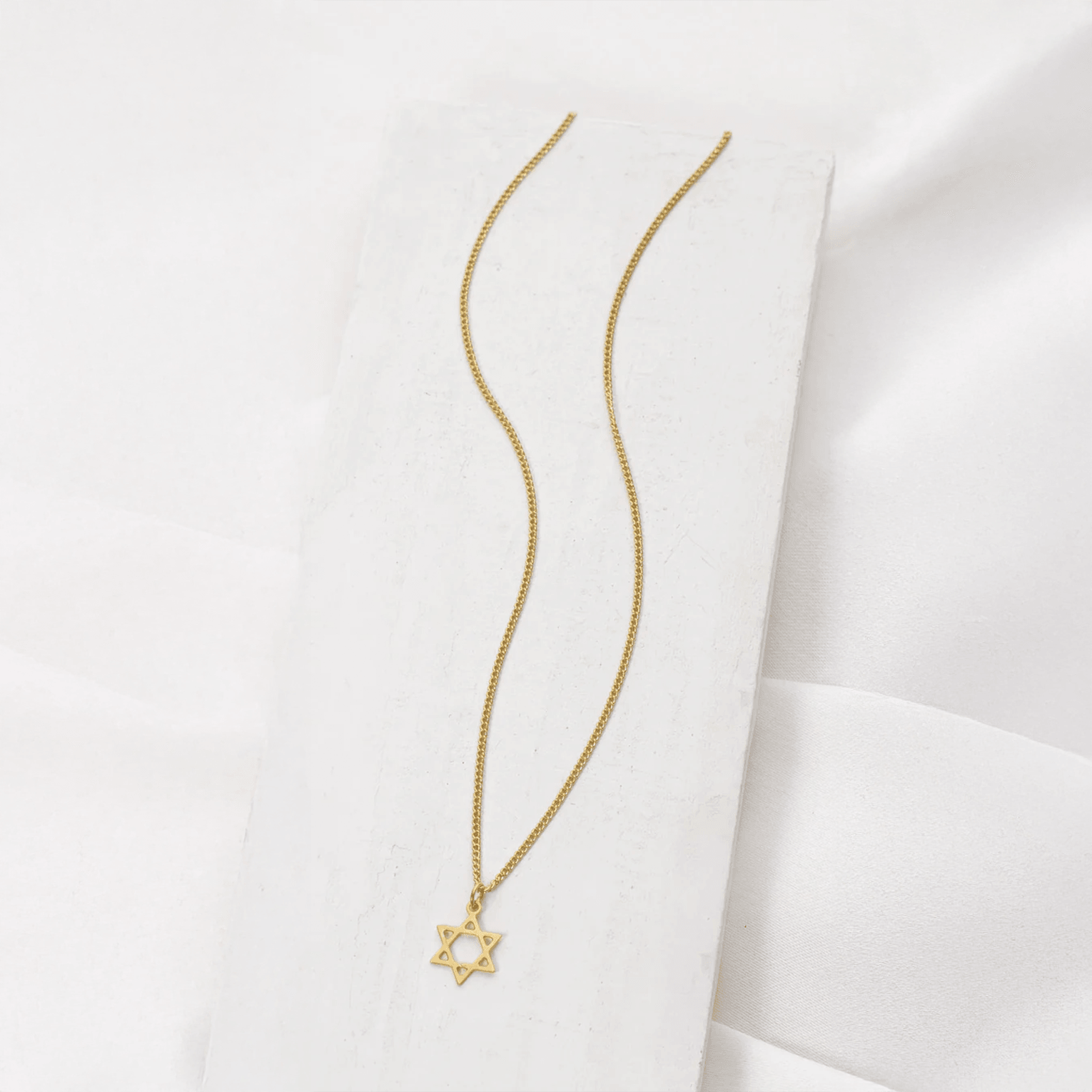 Tiny Star of David Necklace