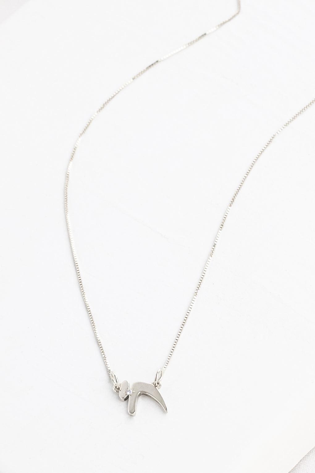 14K gold Chai Necklace with diamond