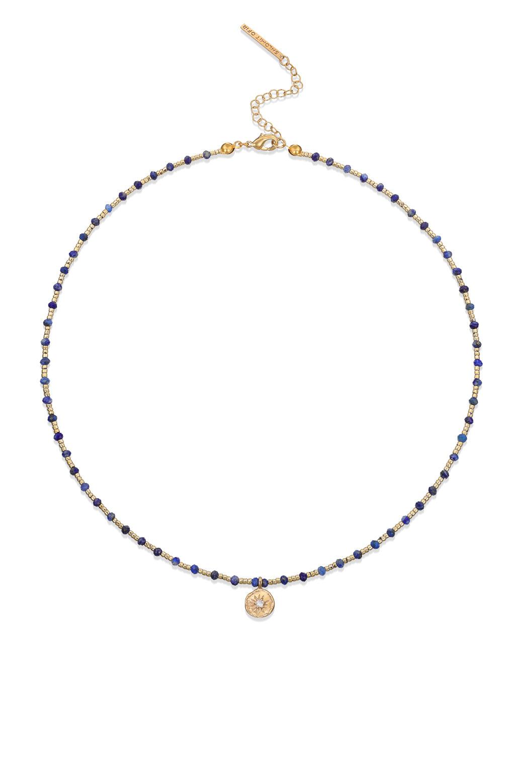 Yara Necklace Gold / 9 aqua