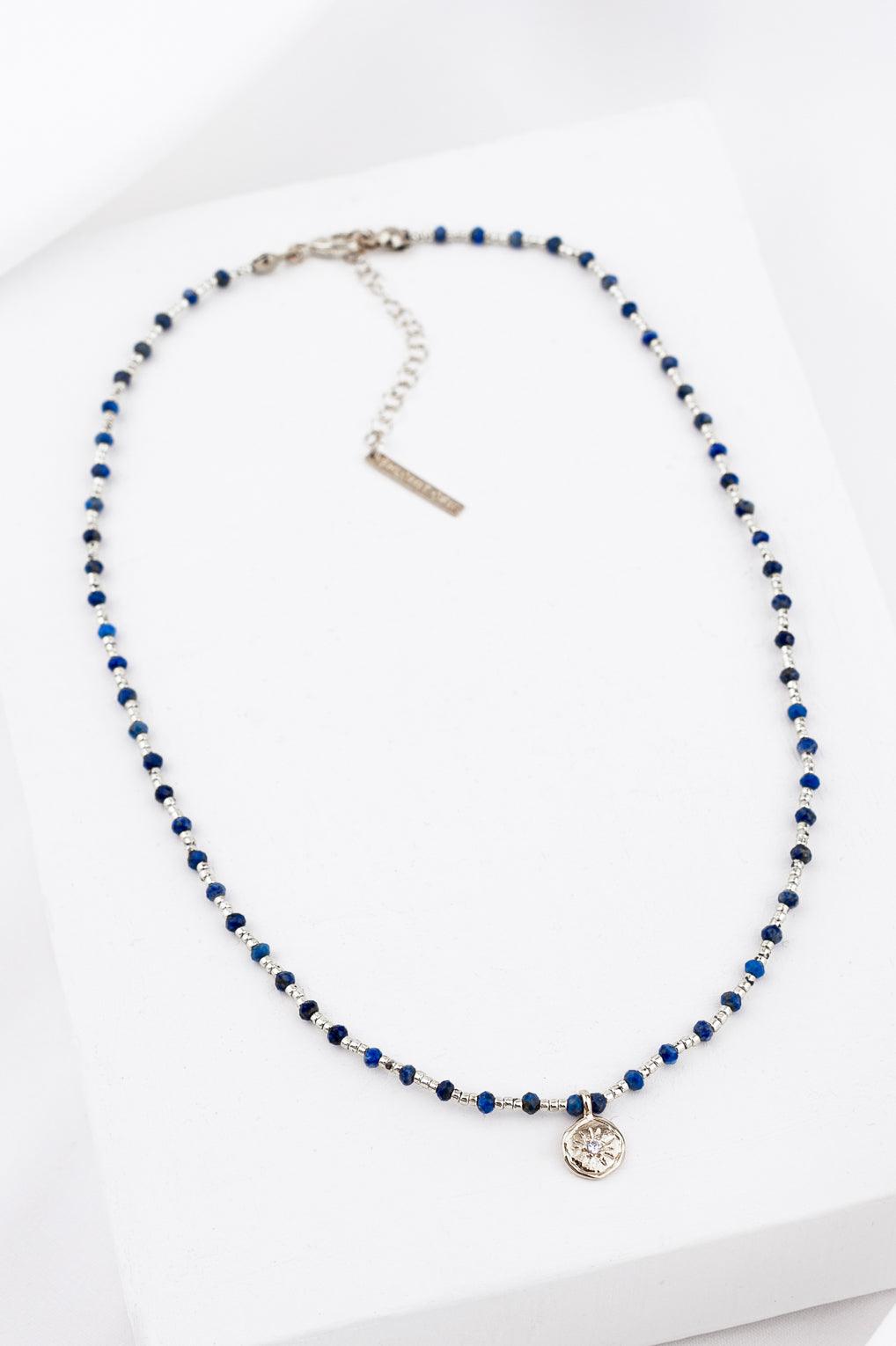 Yara Necklace Gold / 9 aqua