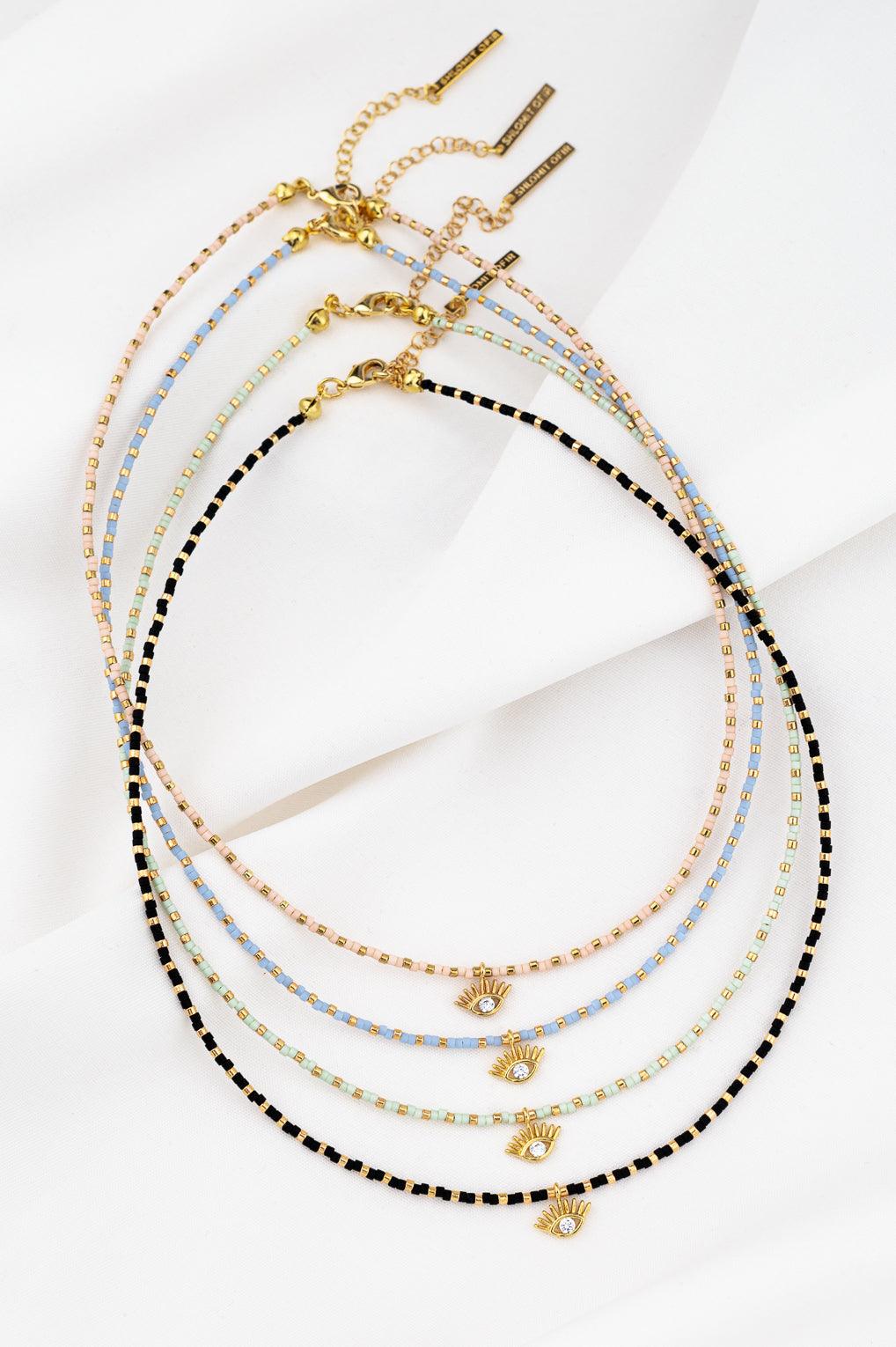 Evie Necklace Gold / 1 black