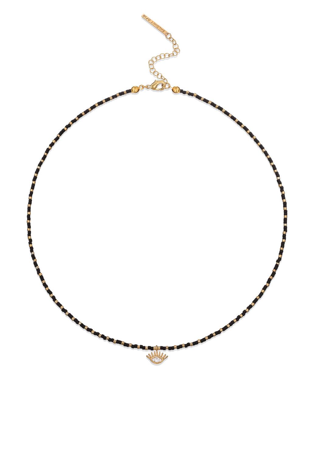Evie Necklace Gold / 1 black