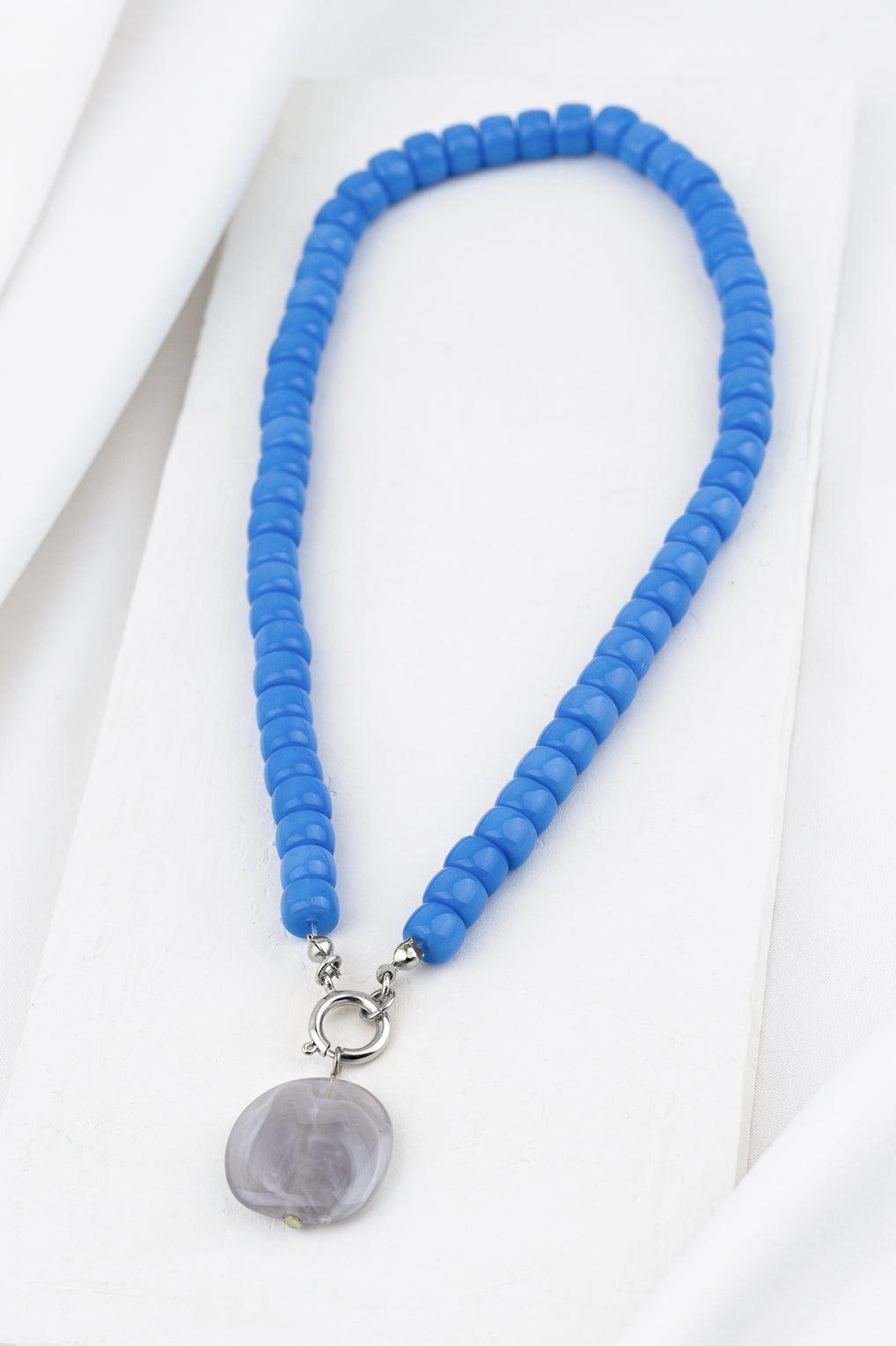 Elise Necklace Gold / 12 green