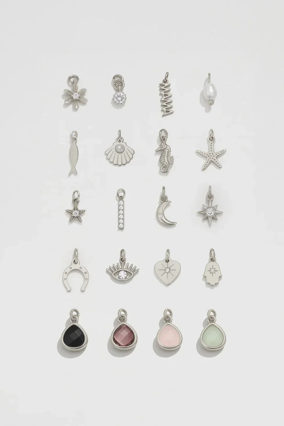 Charm Necklace - Small Paperclip Chain