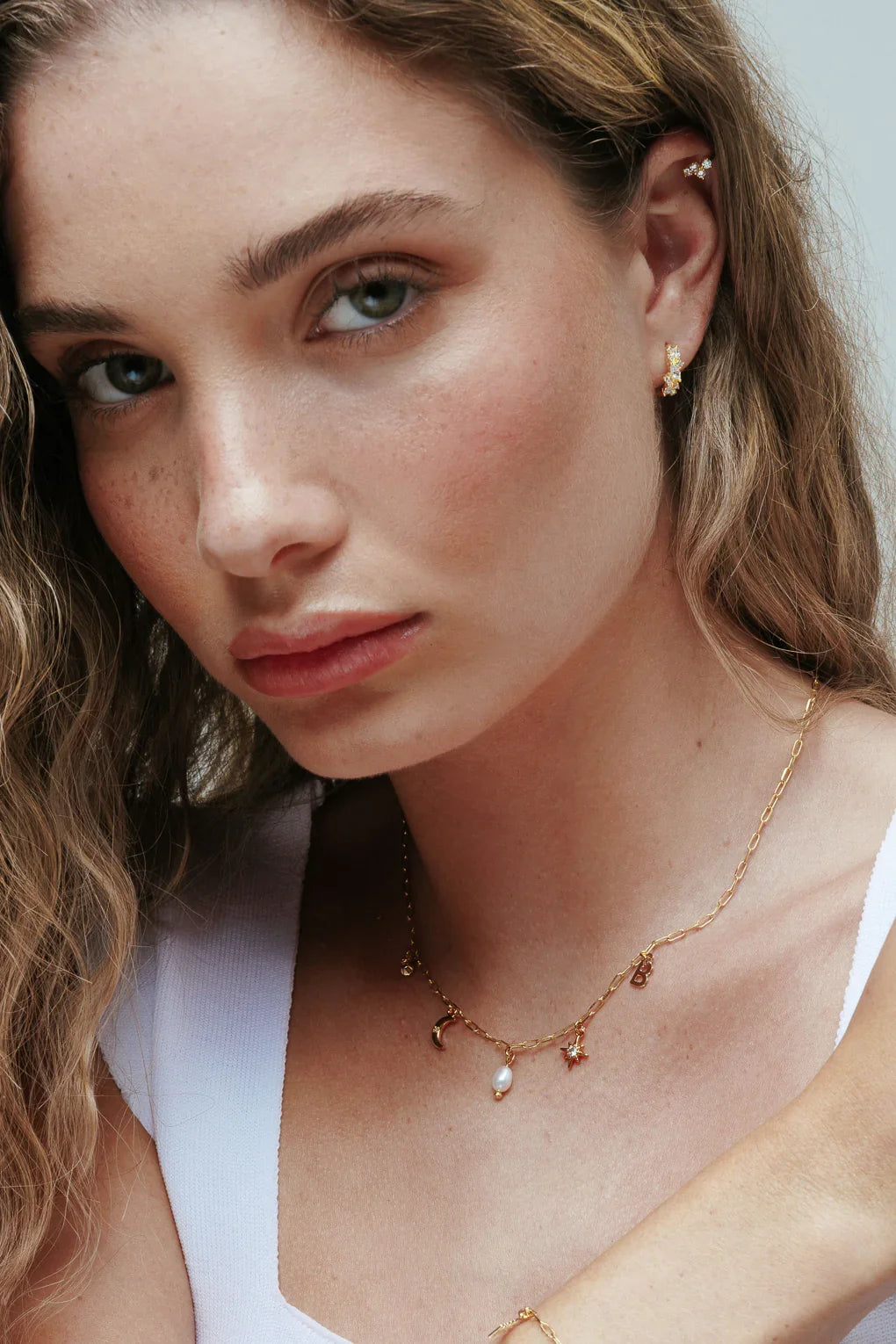 Charm Necklace - Small Paperclip Chain