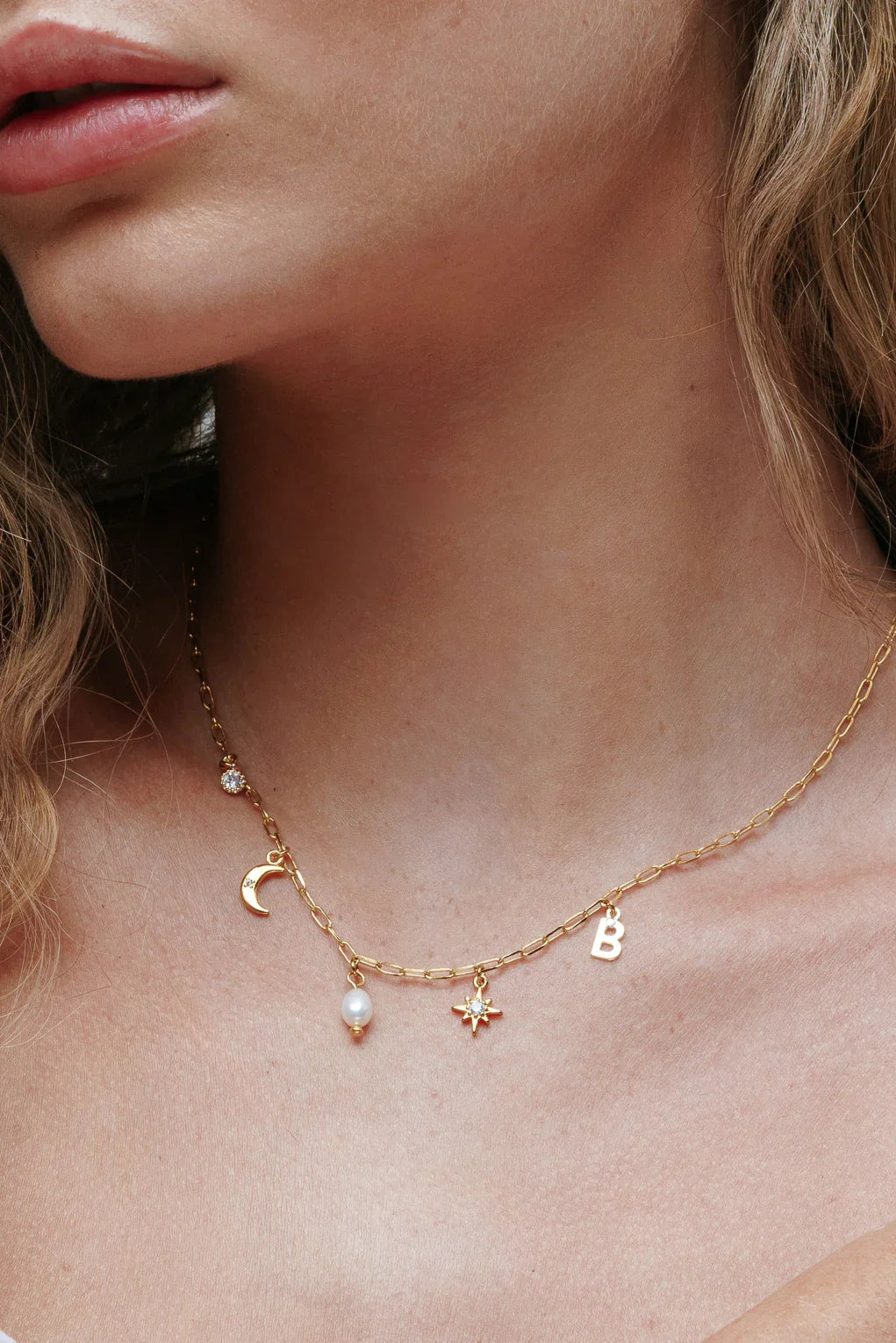 Charm Necklace - Small Paperclip Chain