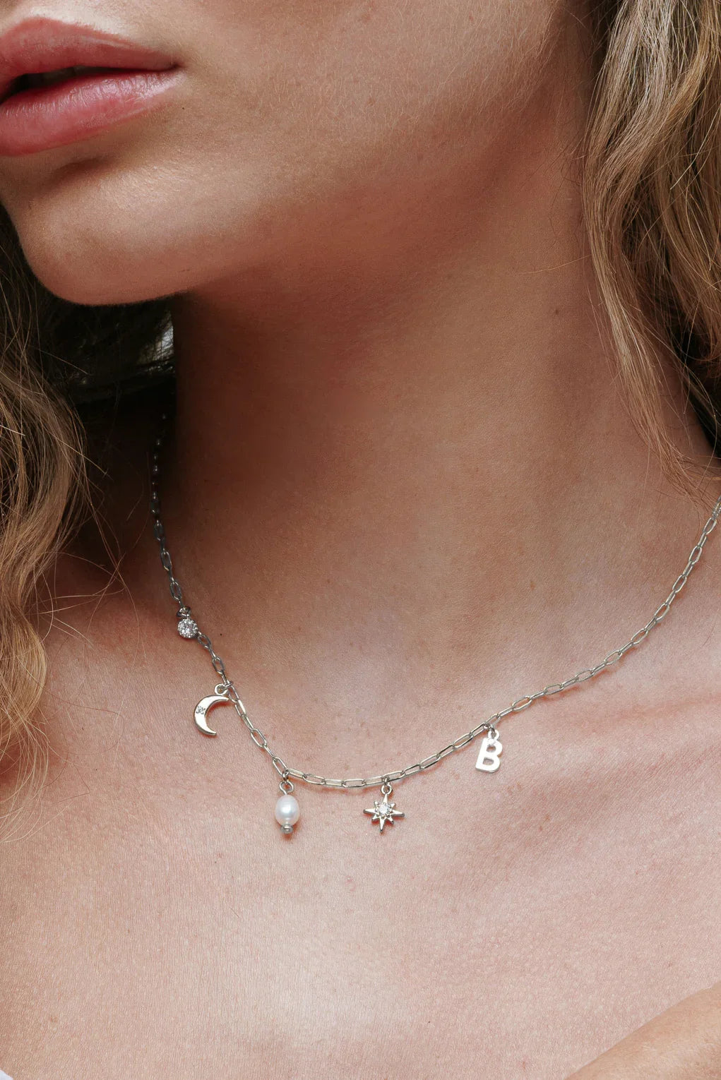 Charm Necklace - Small Paperclip Chain