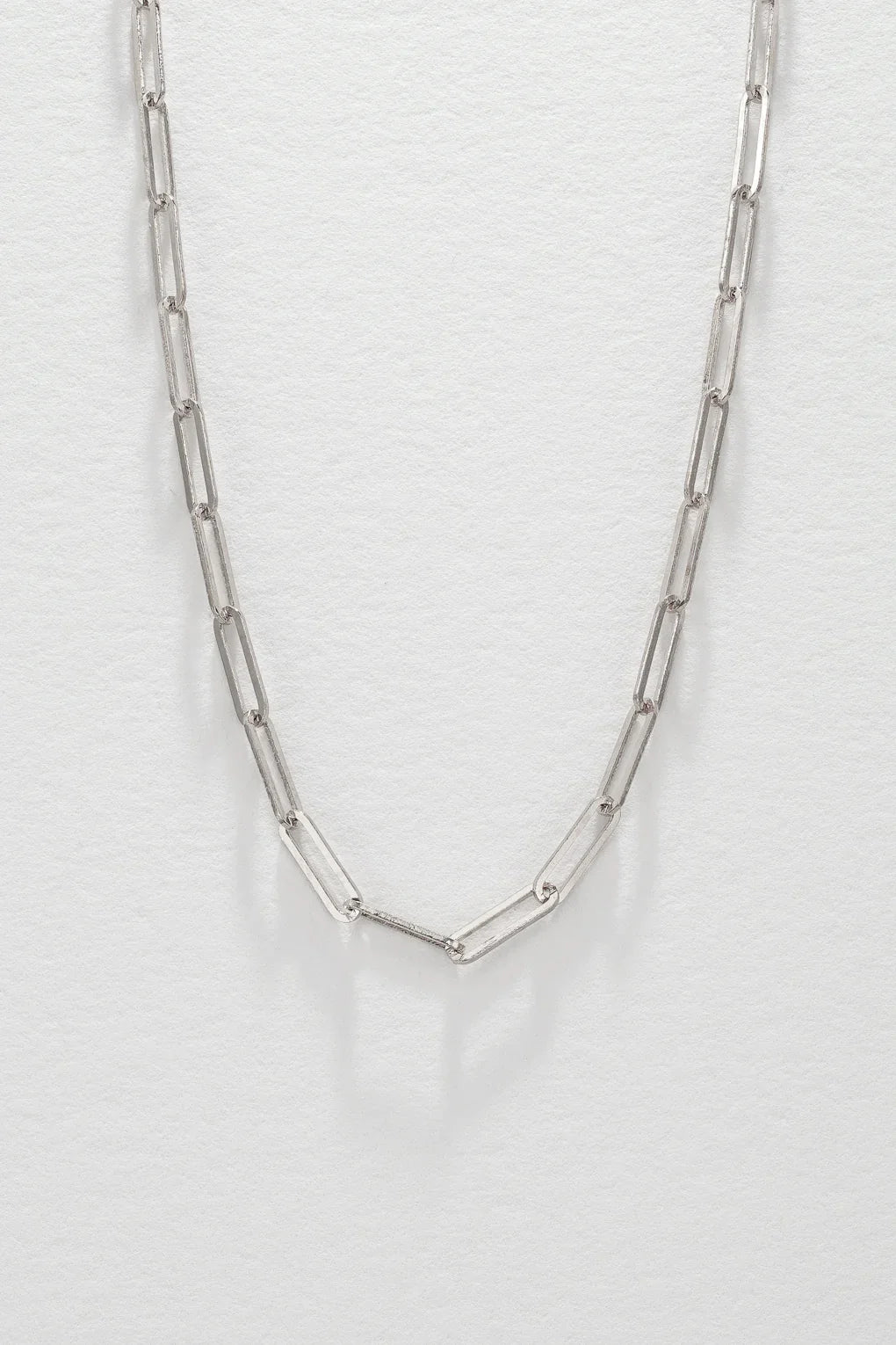 Charm Necklace - Medium Paperclip Chain