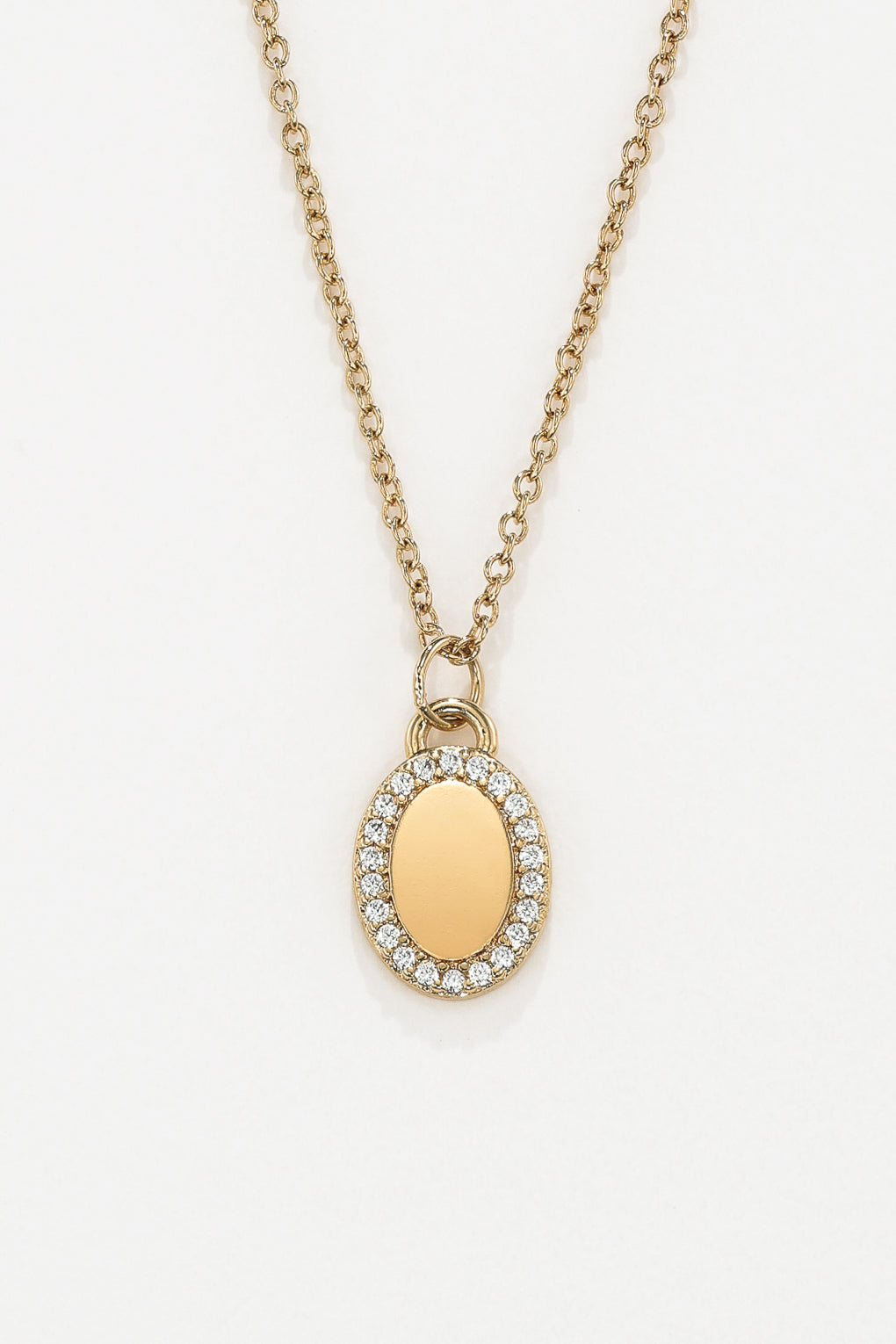 Custom Engraved Crystal Pendant Necklace