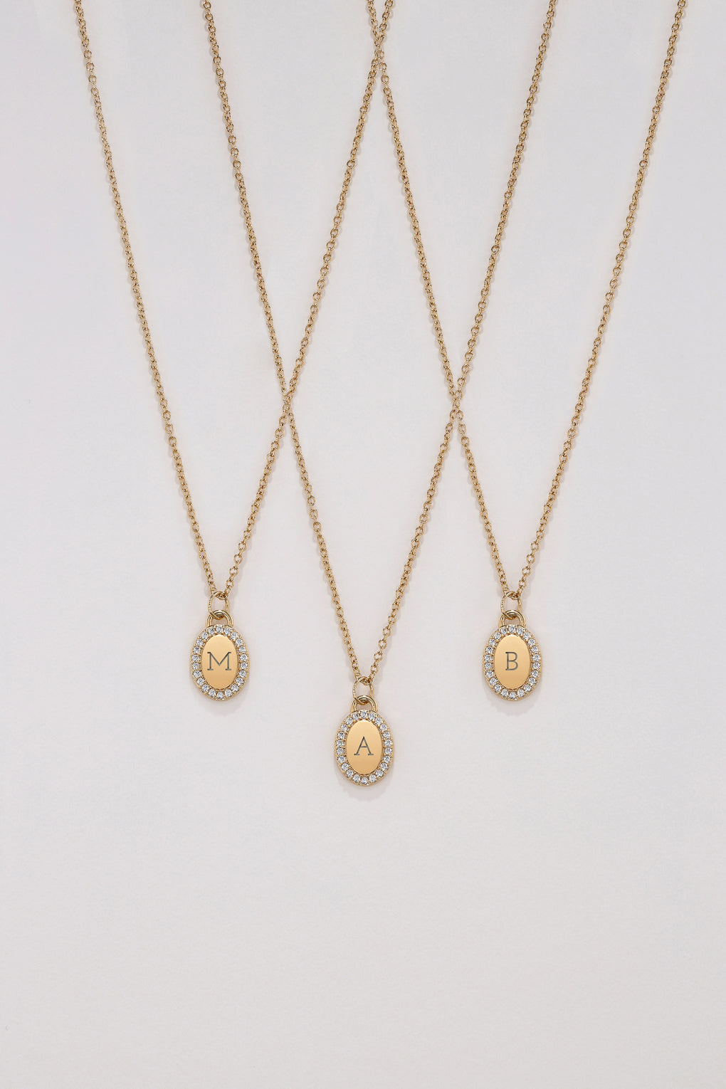 Custom Engraved Crystal Pendant Necklace