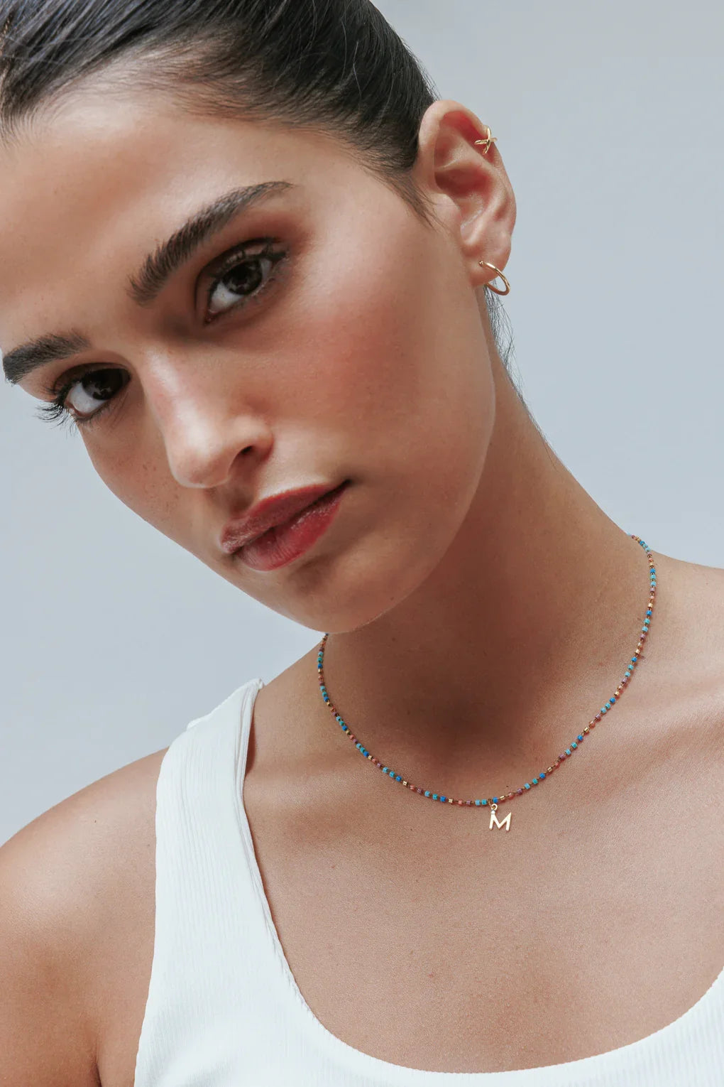 Colorful Initial Necklace