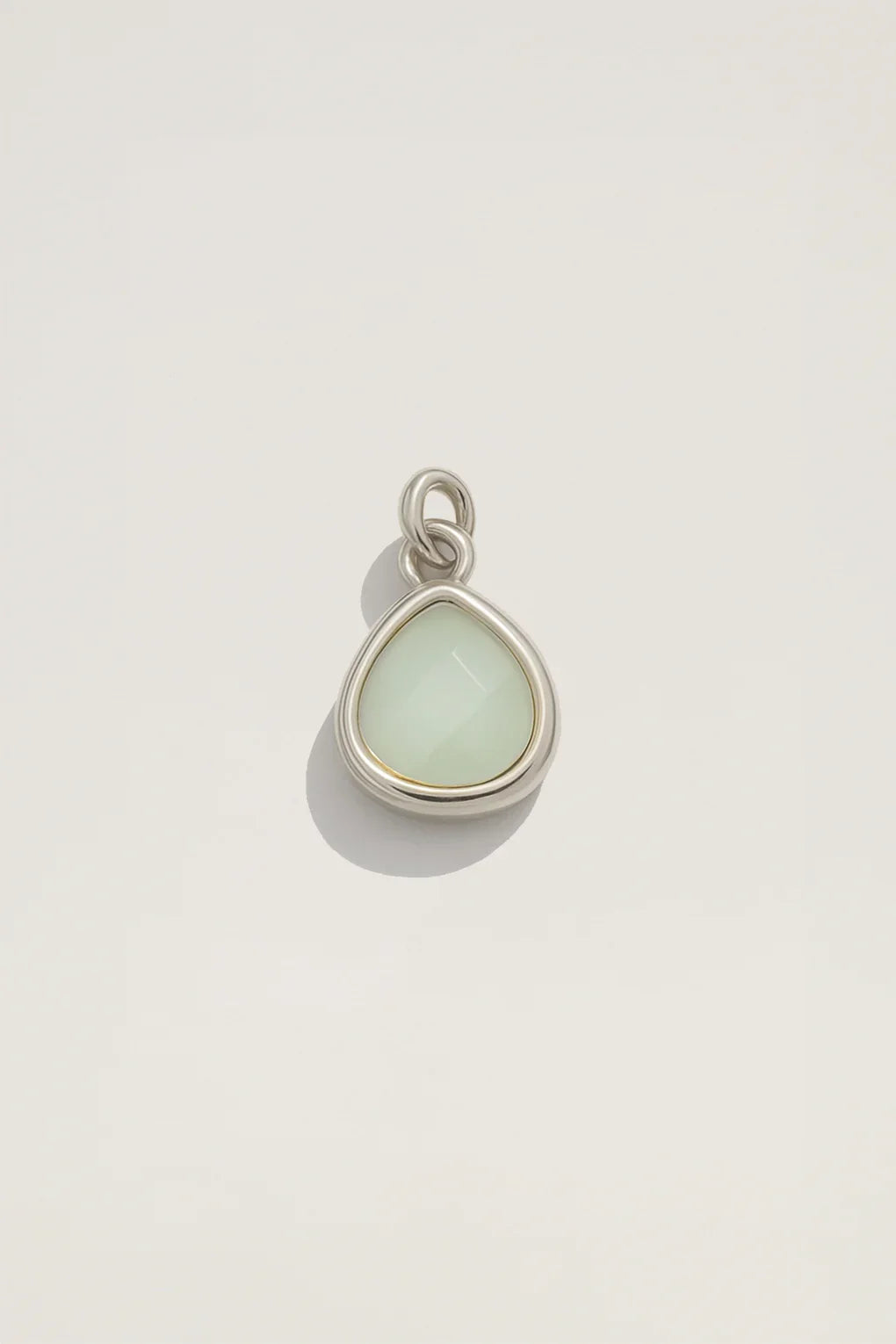 Aqua Crystal Pendant Charm