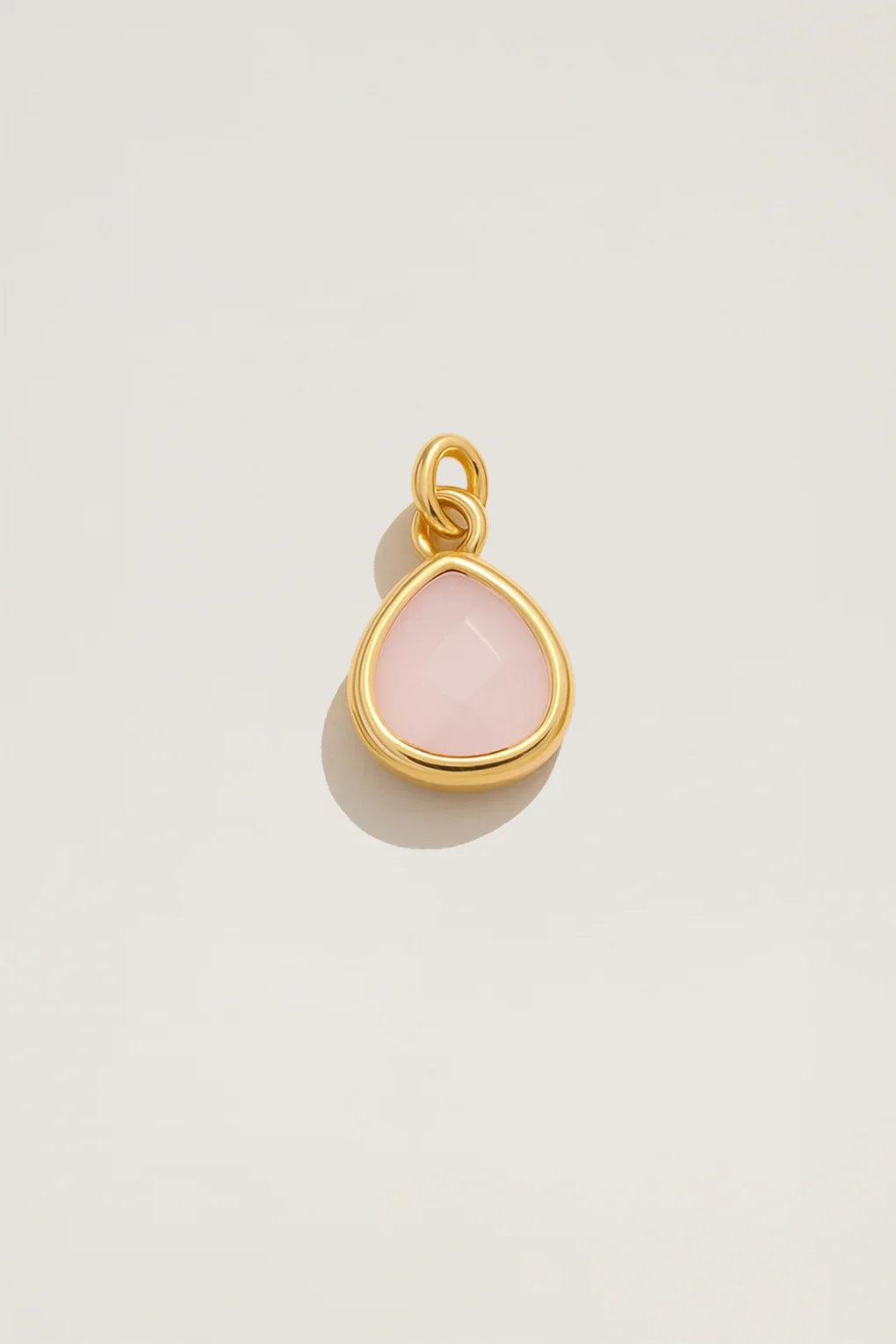 Pink Crystal Pendant Charm