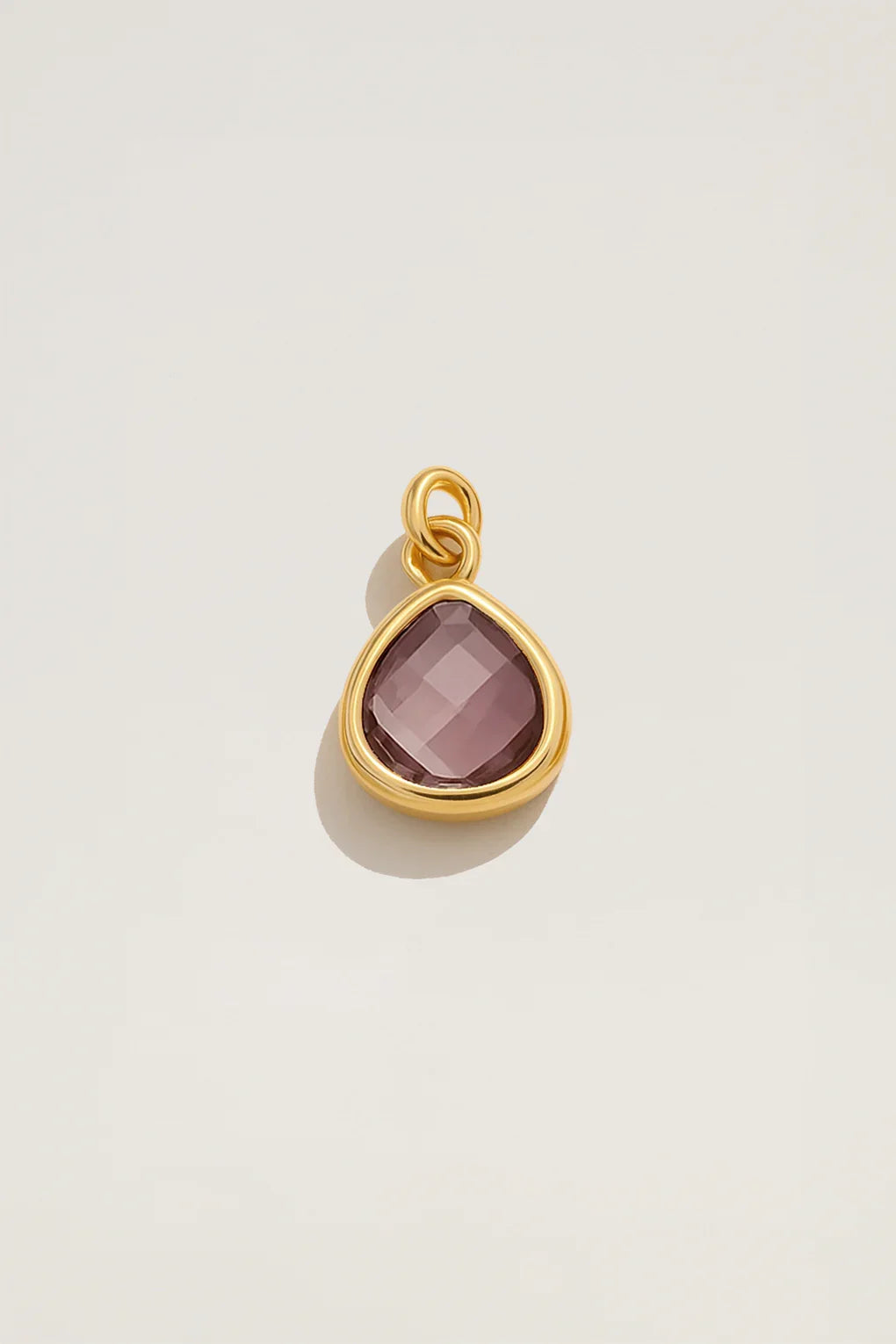 Purple Crystal Pendant Charm