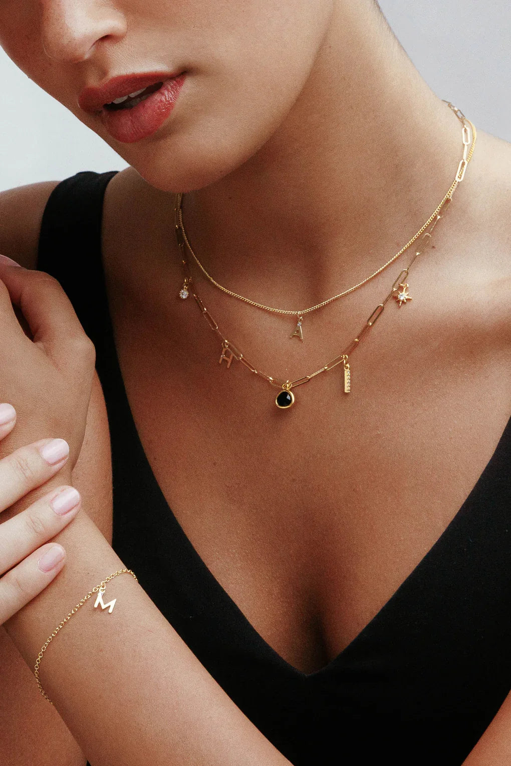 Tiny Initial Bracelet