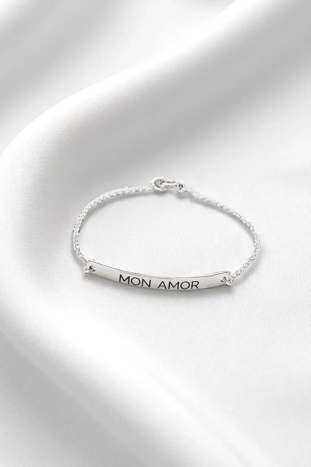 Custom Engraved 14K Gold Bar Bracelet