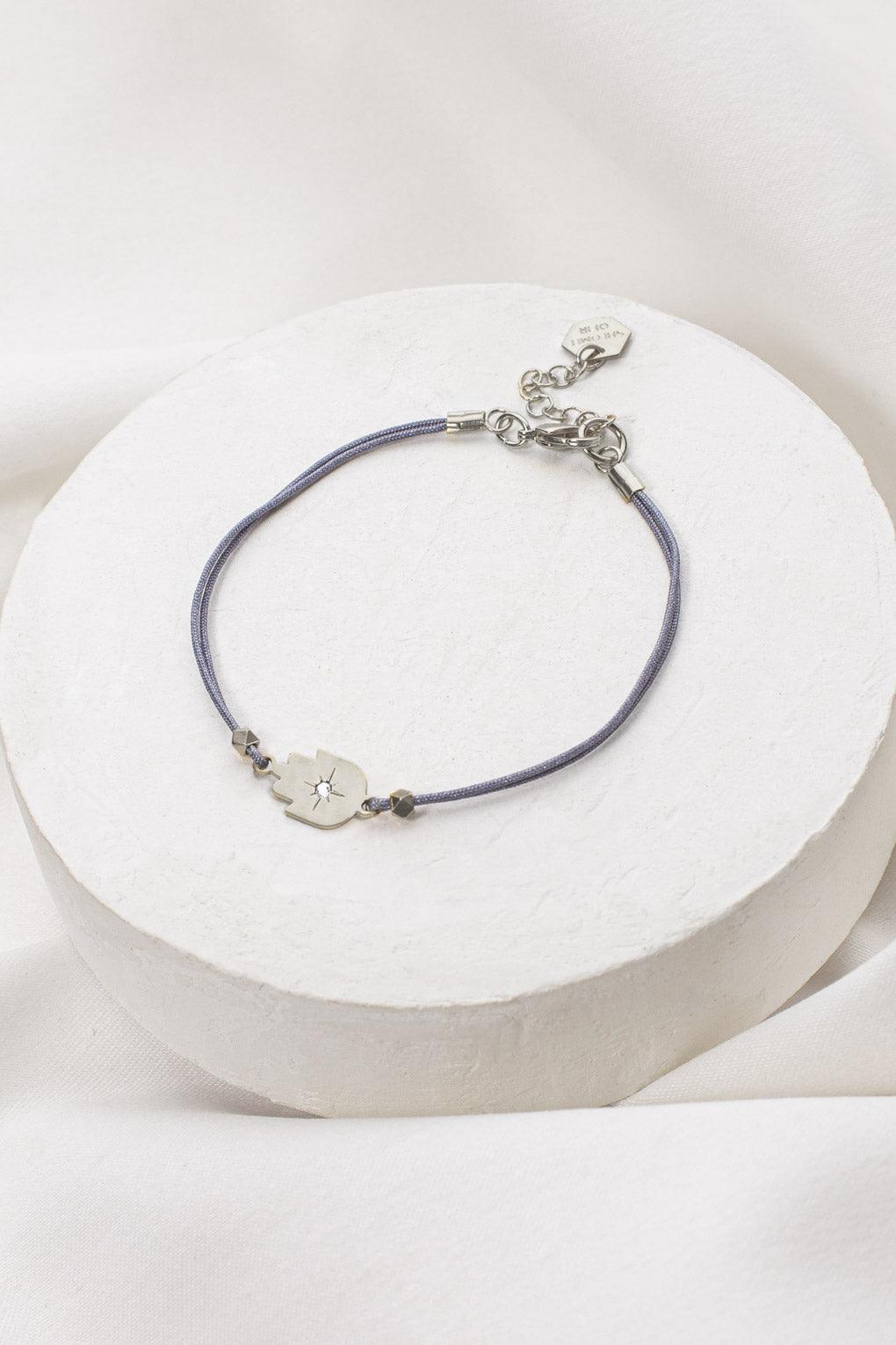 Hamsa on String Bracelet