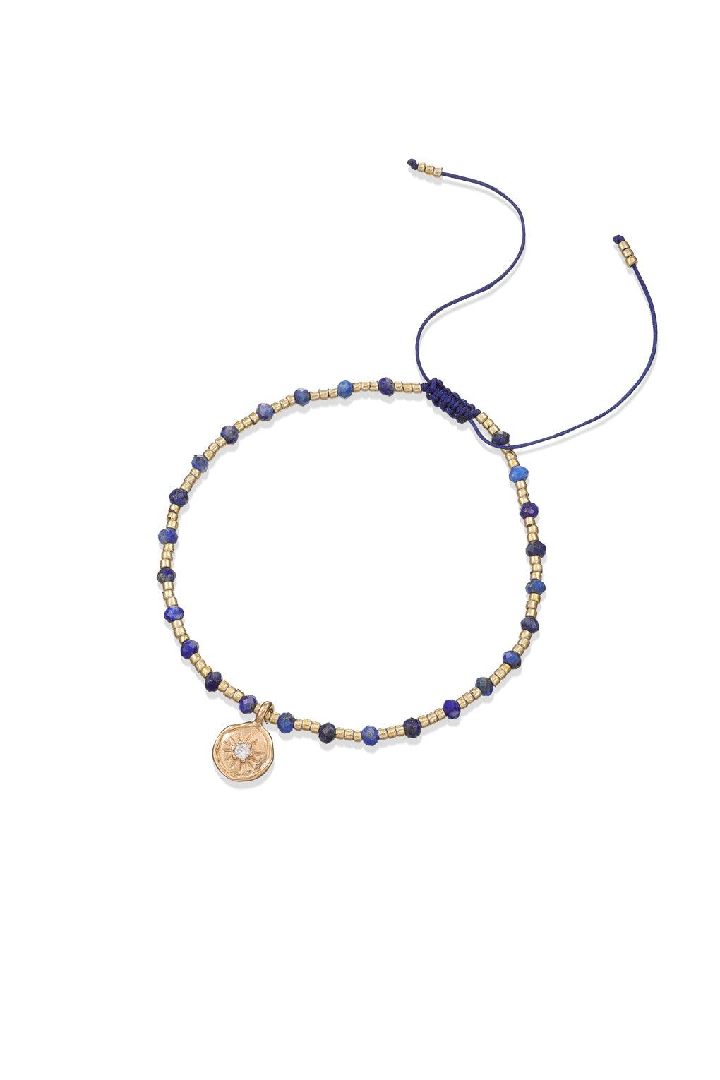 Yara Bracelet Gold / 9 aqua