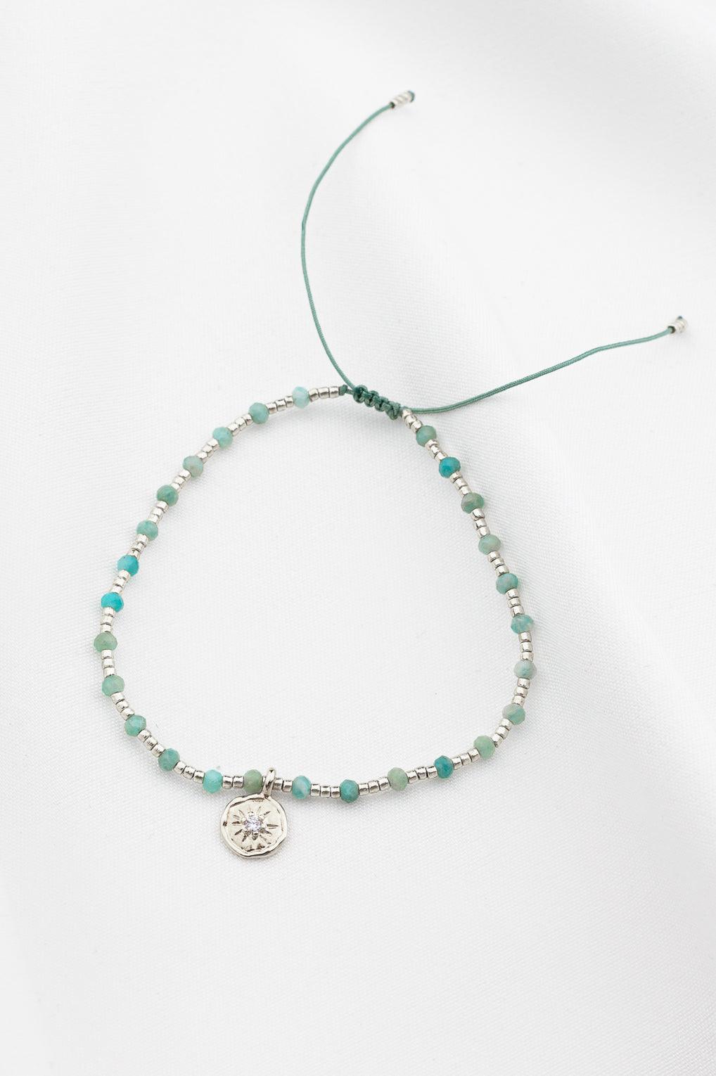 Yara Bracelet Gold / 9 aqua