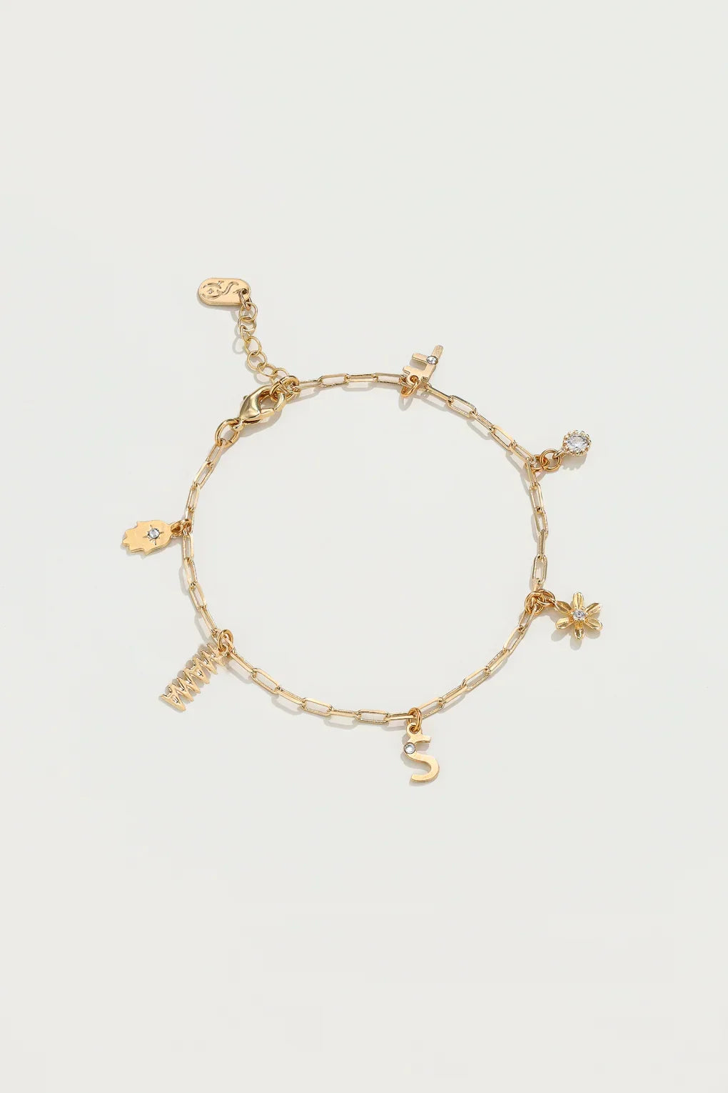 Charm Bracelet - Small Paperclip Chain