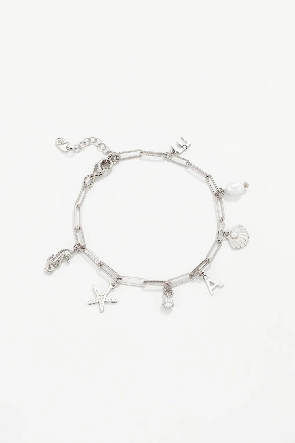 Charm Bracelet - Medium Paperclip Chain