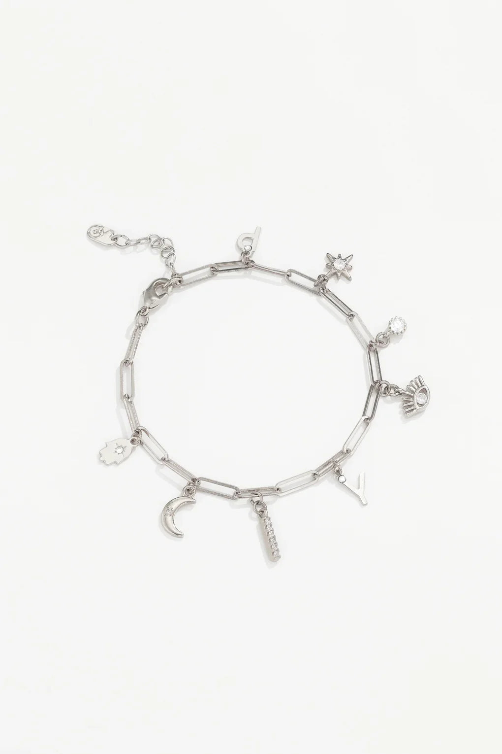 Charm Bracelet - Medium Paperclip Chain