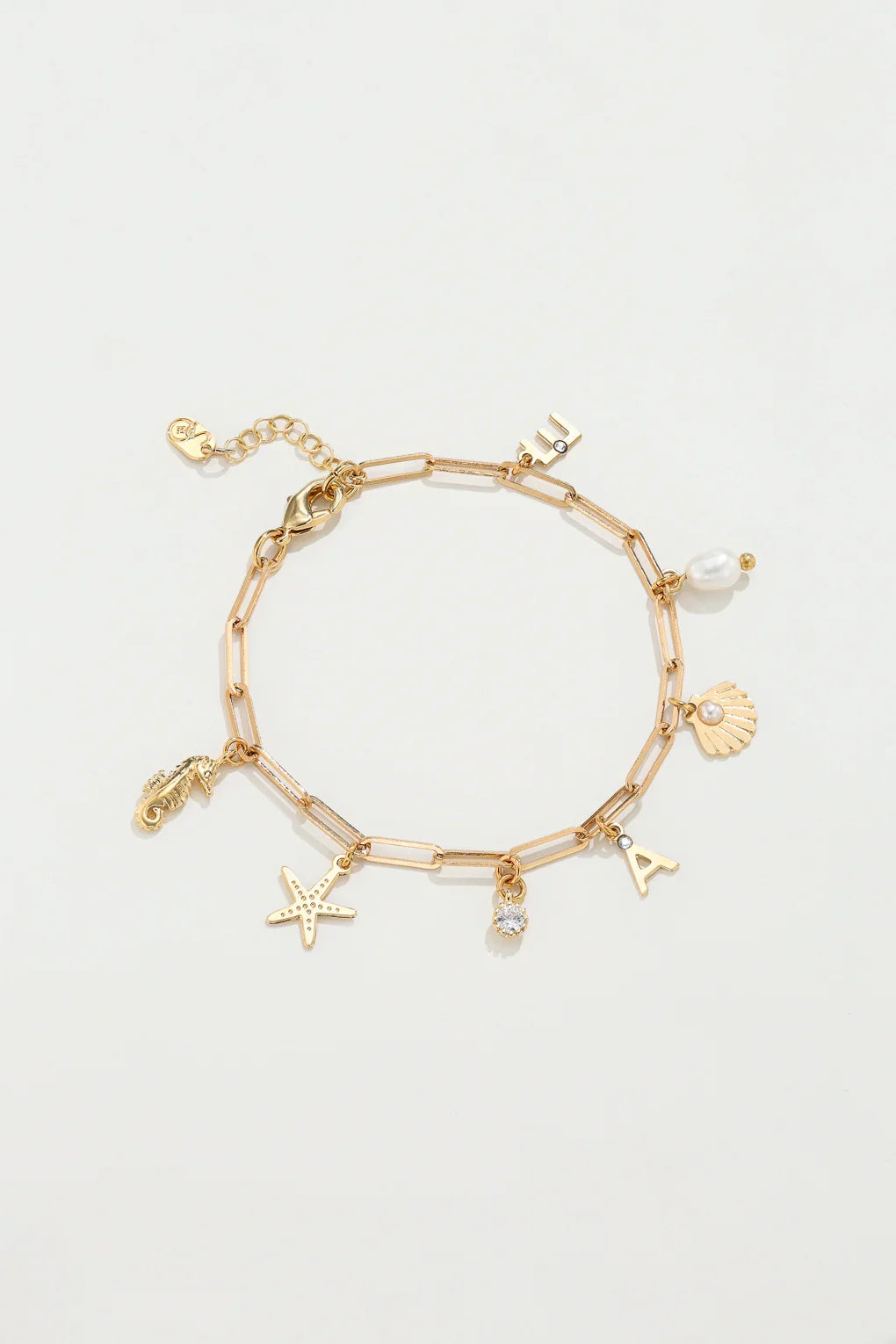 Charm Bracelet - Medium Paperclip Chain