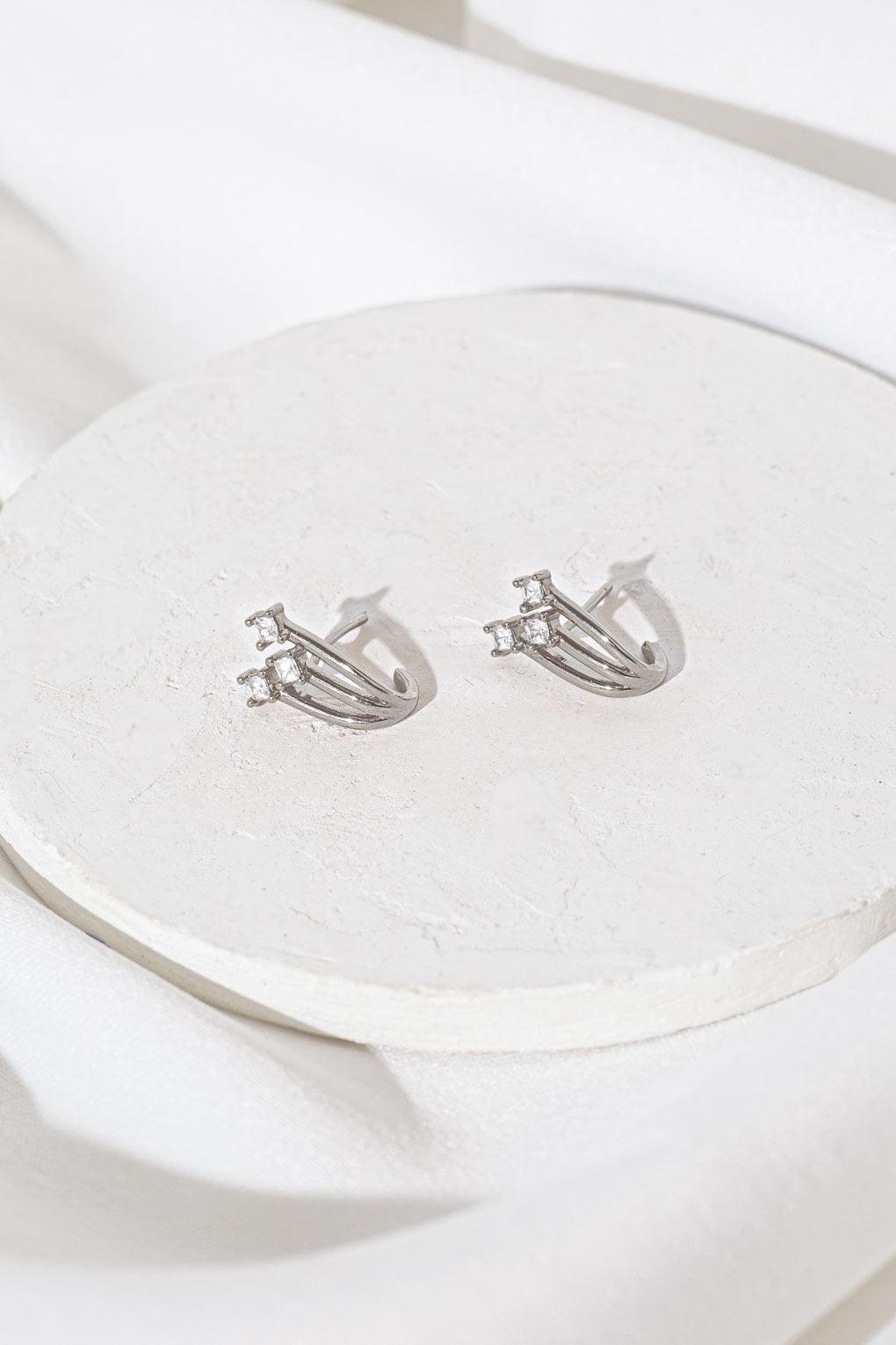 Midnight Post Earrings