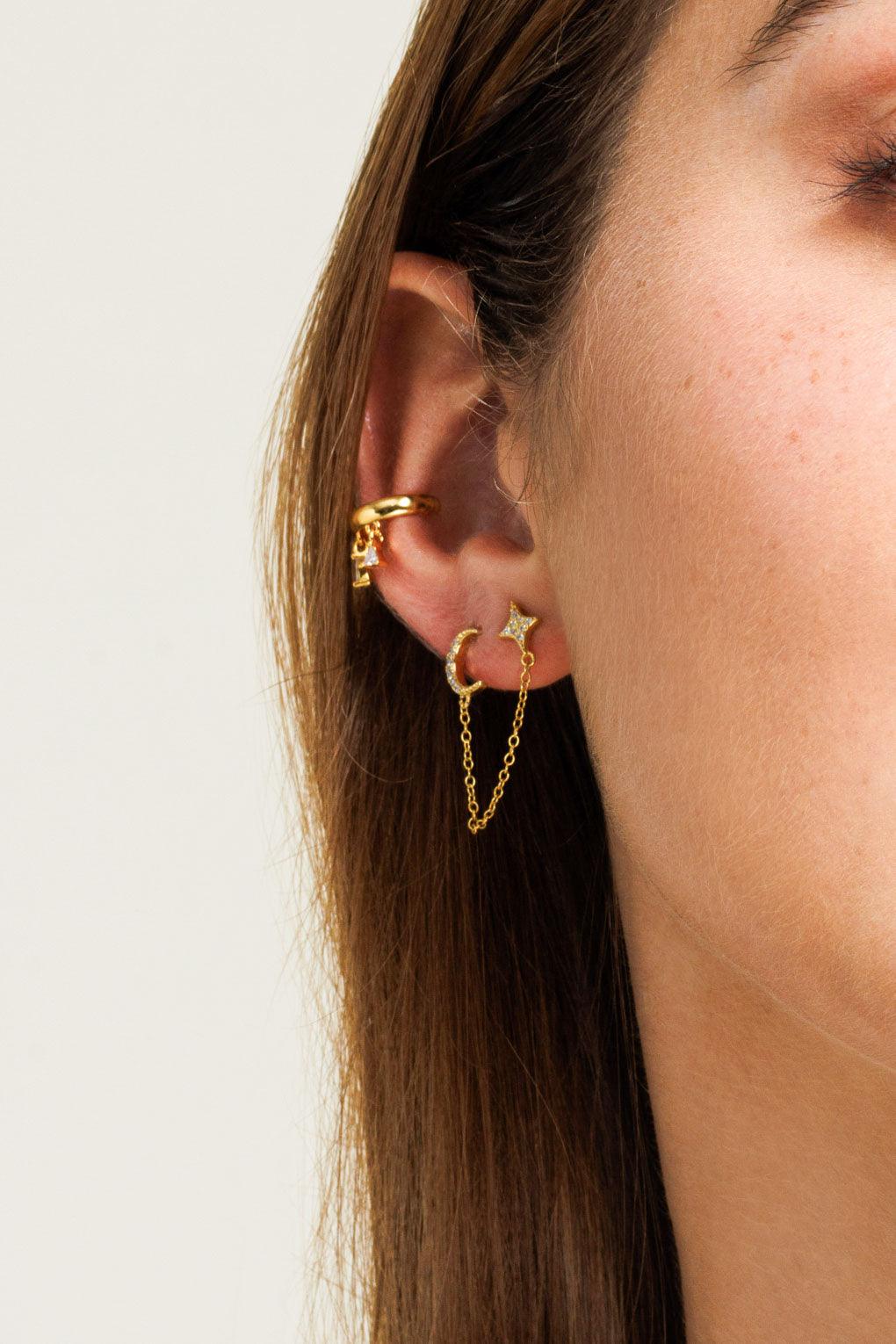 Midnight Double Earrings