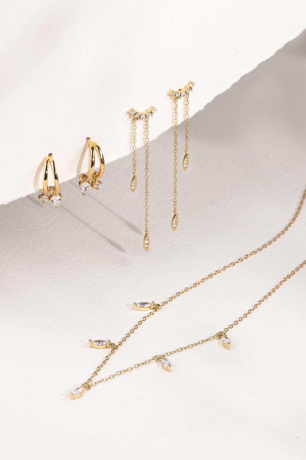 Long Gia Earrings Gold