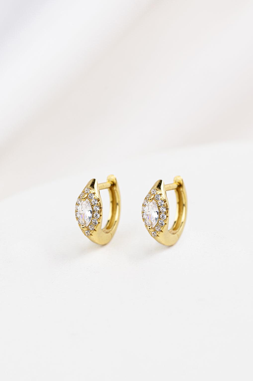 Evie Hoop Earrings Gold