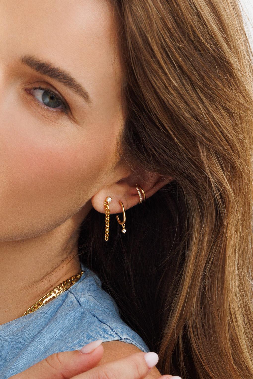 Quinn Earrings Gold