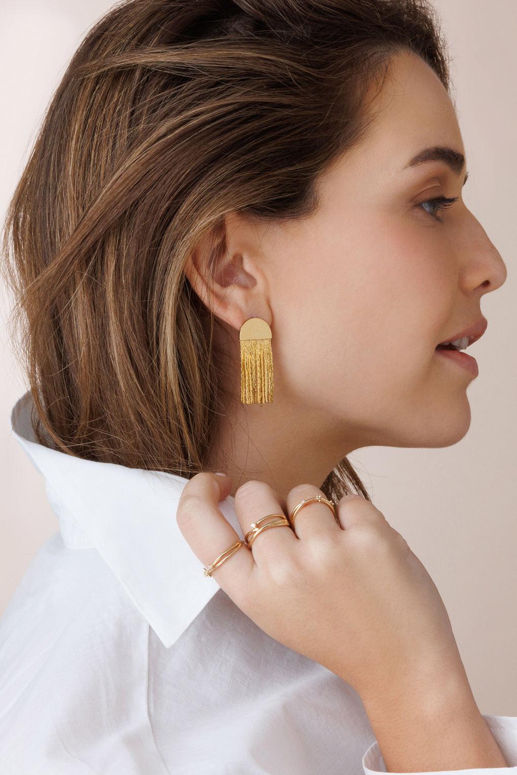 Keira Earrings Gold