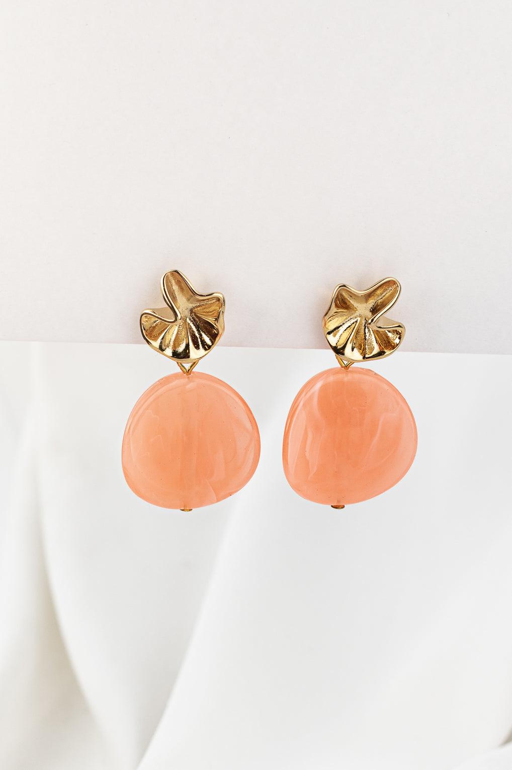 Sabine Earrings Gold / 24 cream