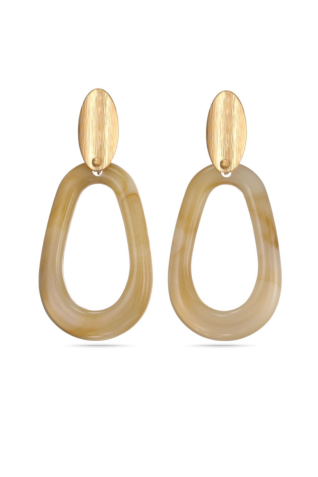 Clara Earrings Gold / 12 green