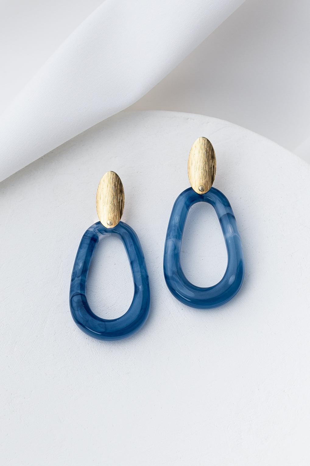 Clara Earrings Gold / 12 green