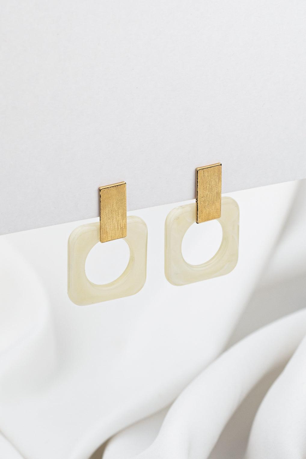 Ava Earrings Gold / 12 green