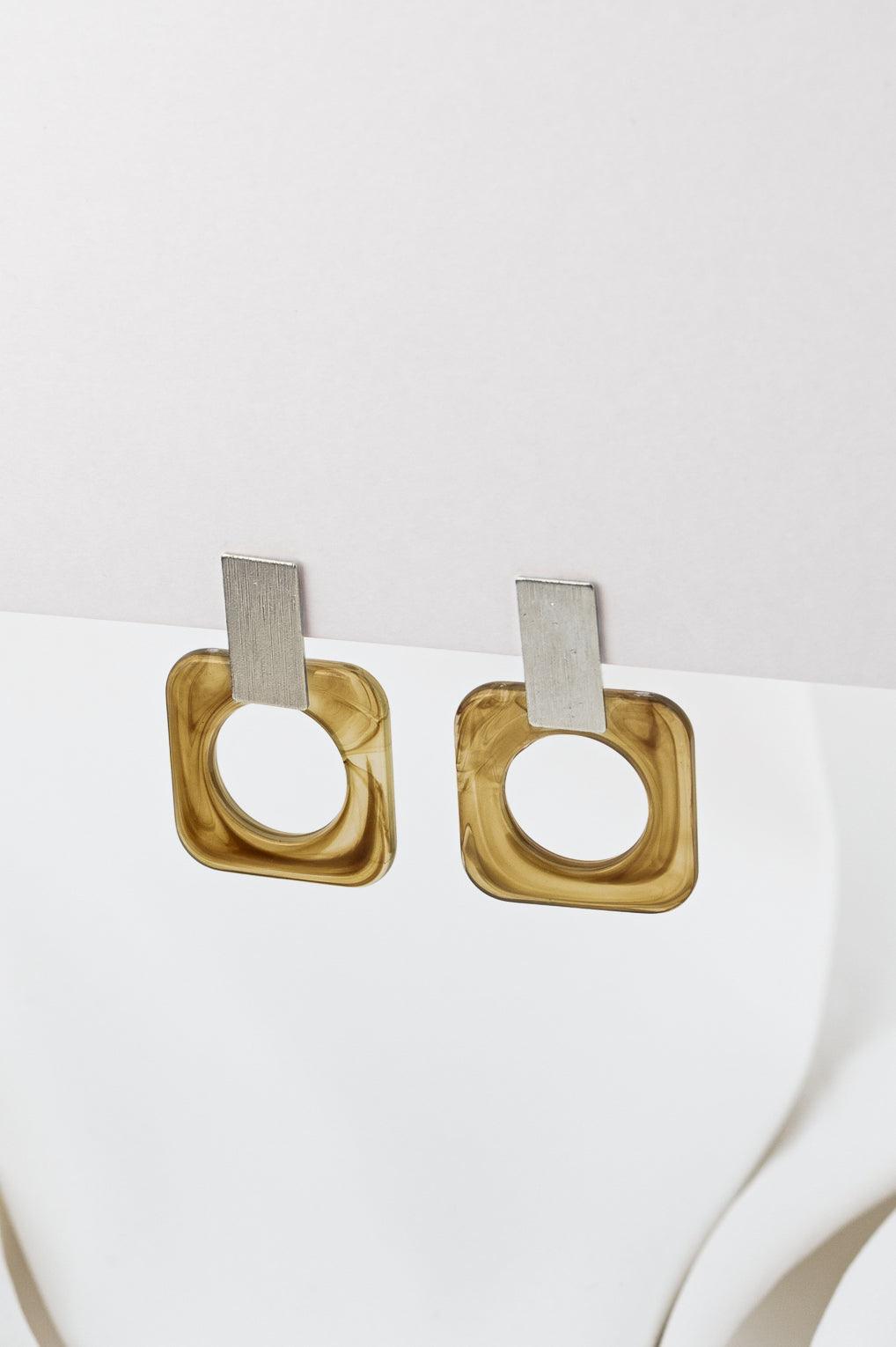 Ava Earrings Gold / 12 green