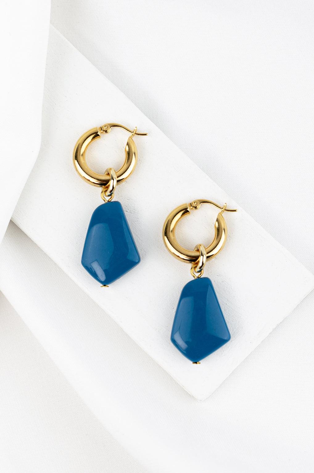 Vera earrings Gold / 16 mocca