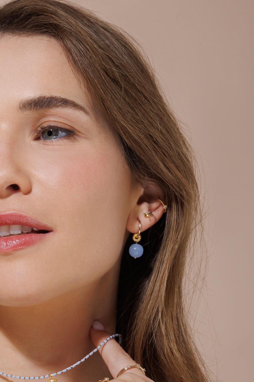 Lara Hoop Earrings Gold / 4 yellow