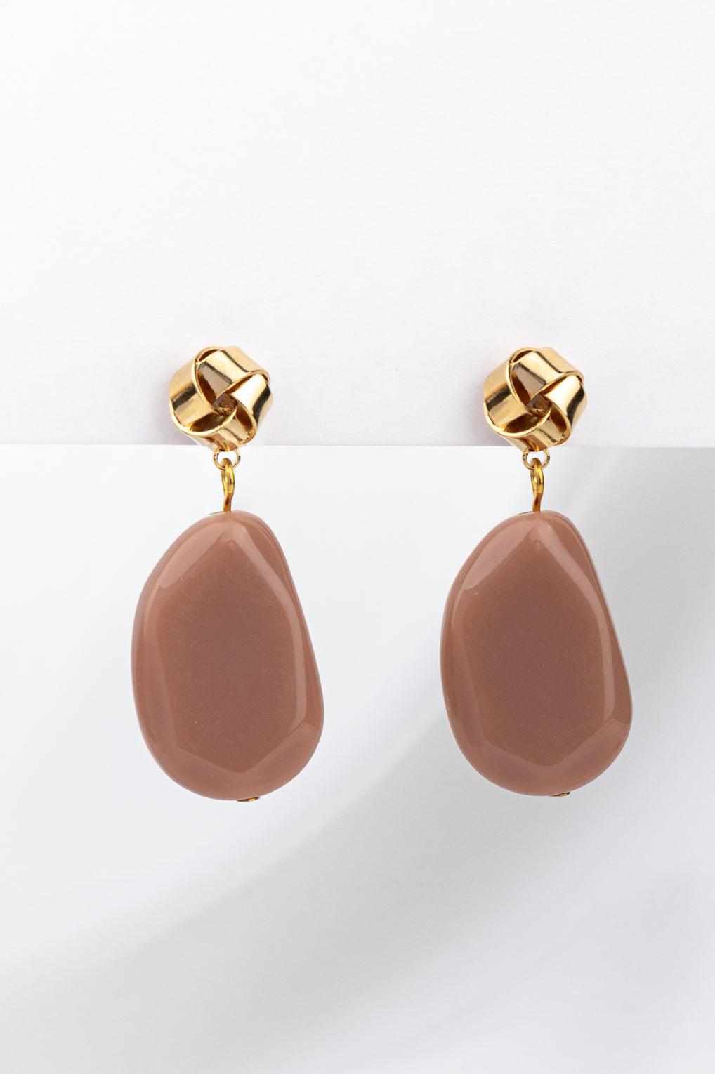 Talia Earrings Gold / 32 teal