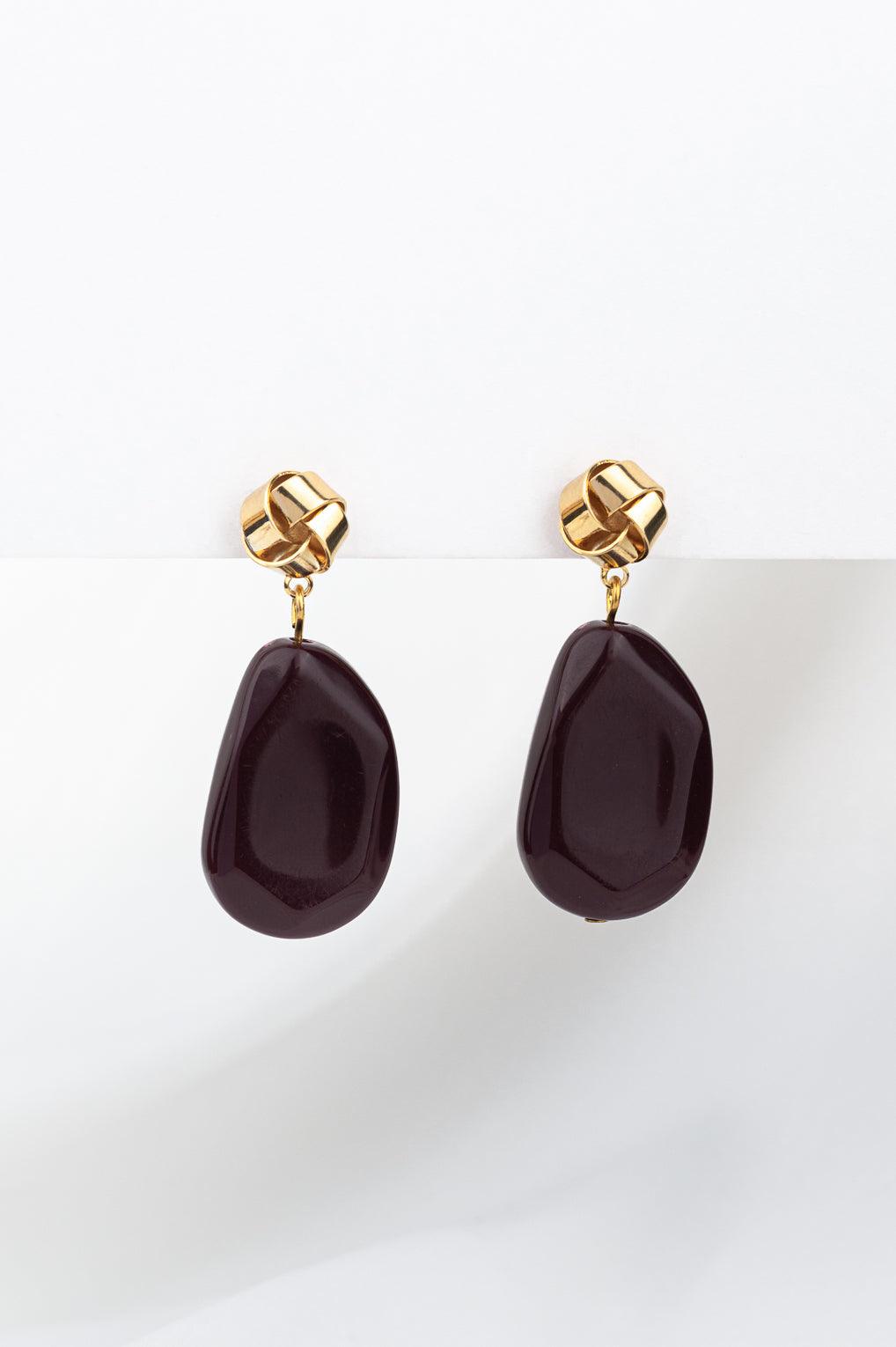 Talia Earrings Gold / 32 teal