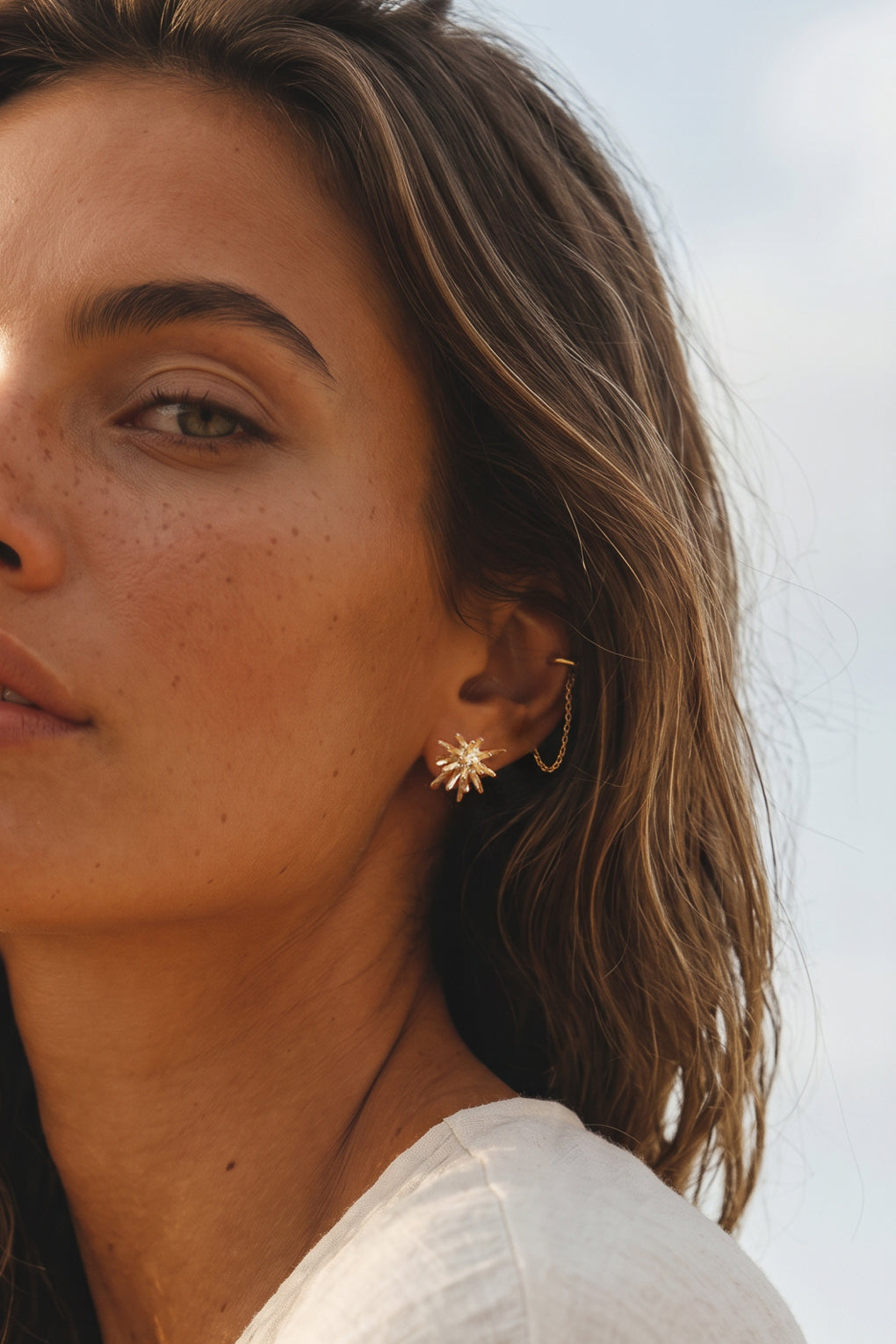 Fiji post earrings