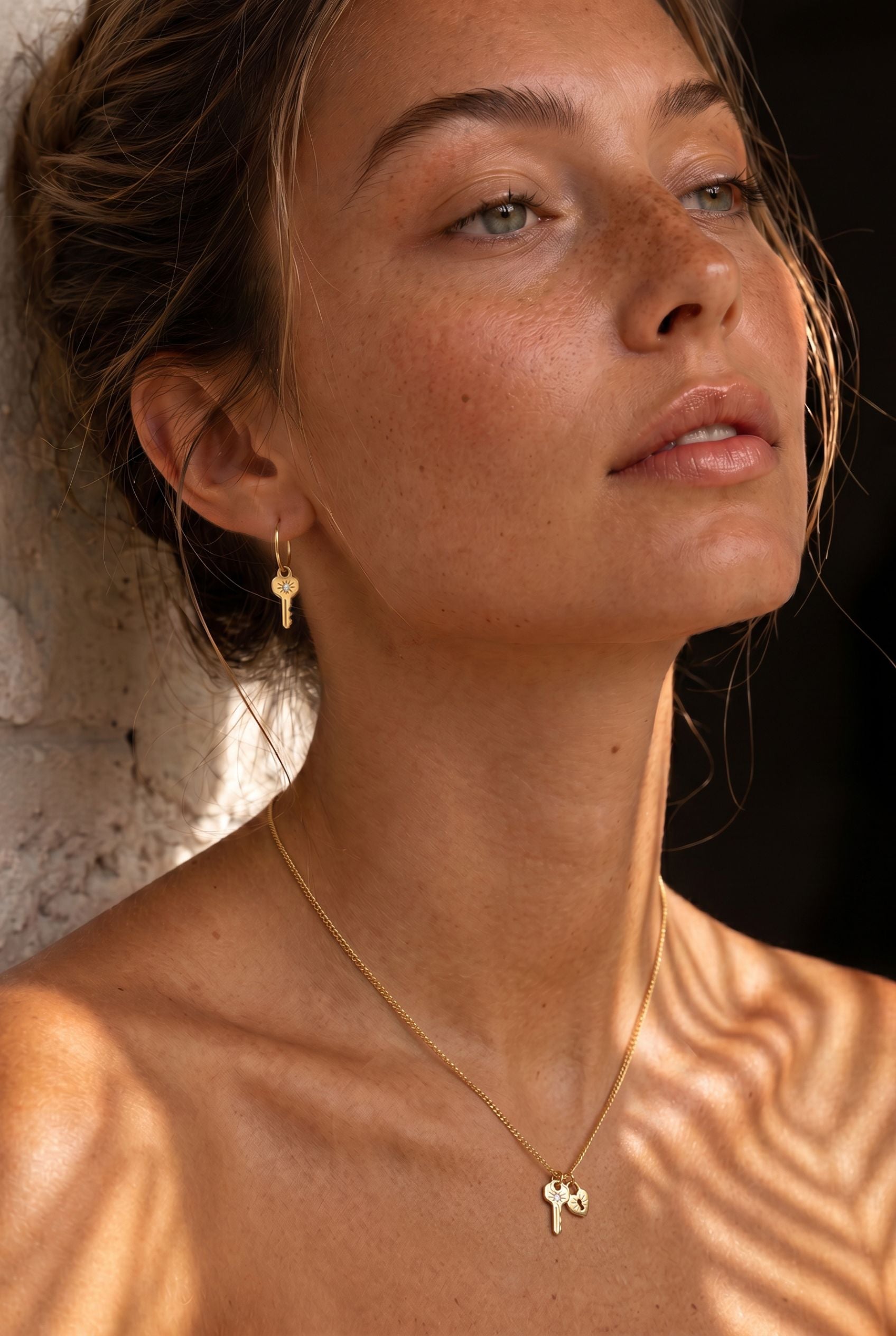 lock & key Earrings