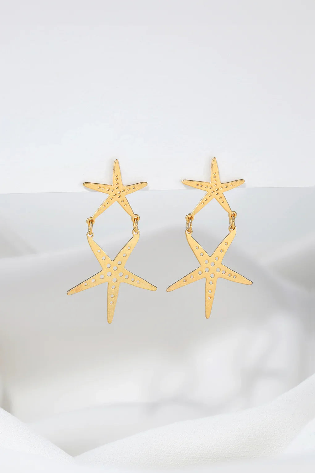 Large Starfish Post Earrings