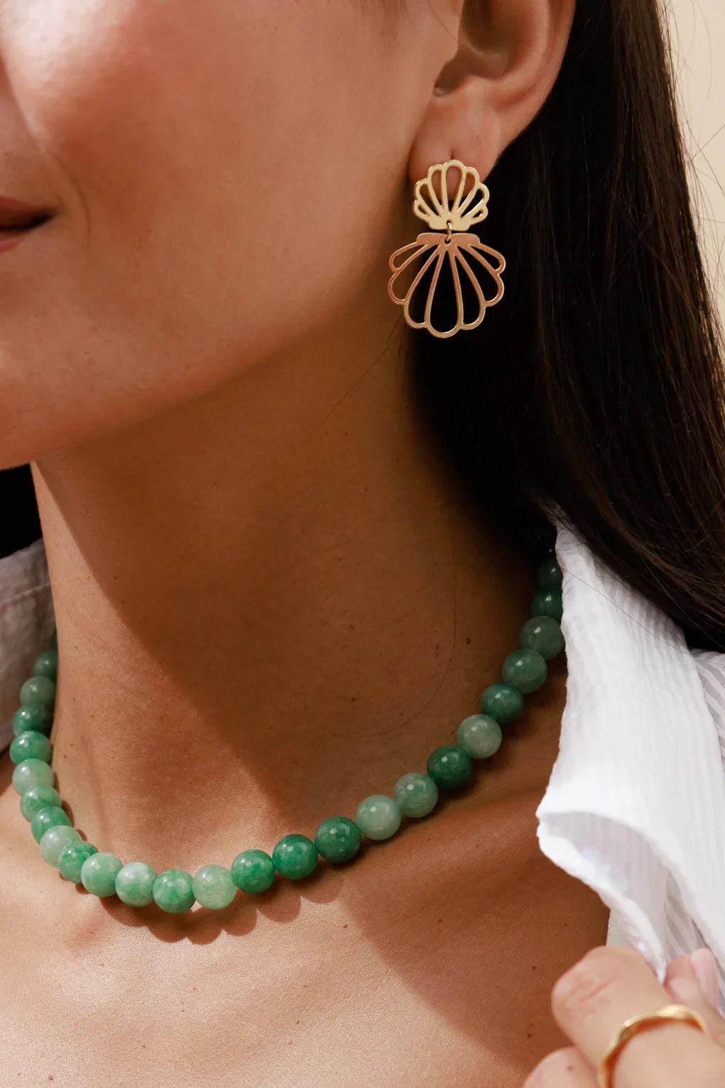 Large Ariel Post Earrings