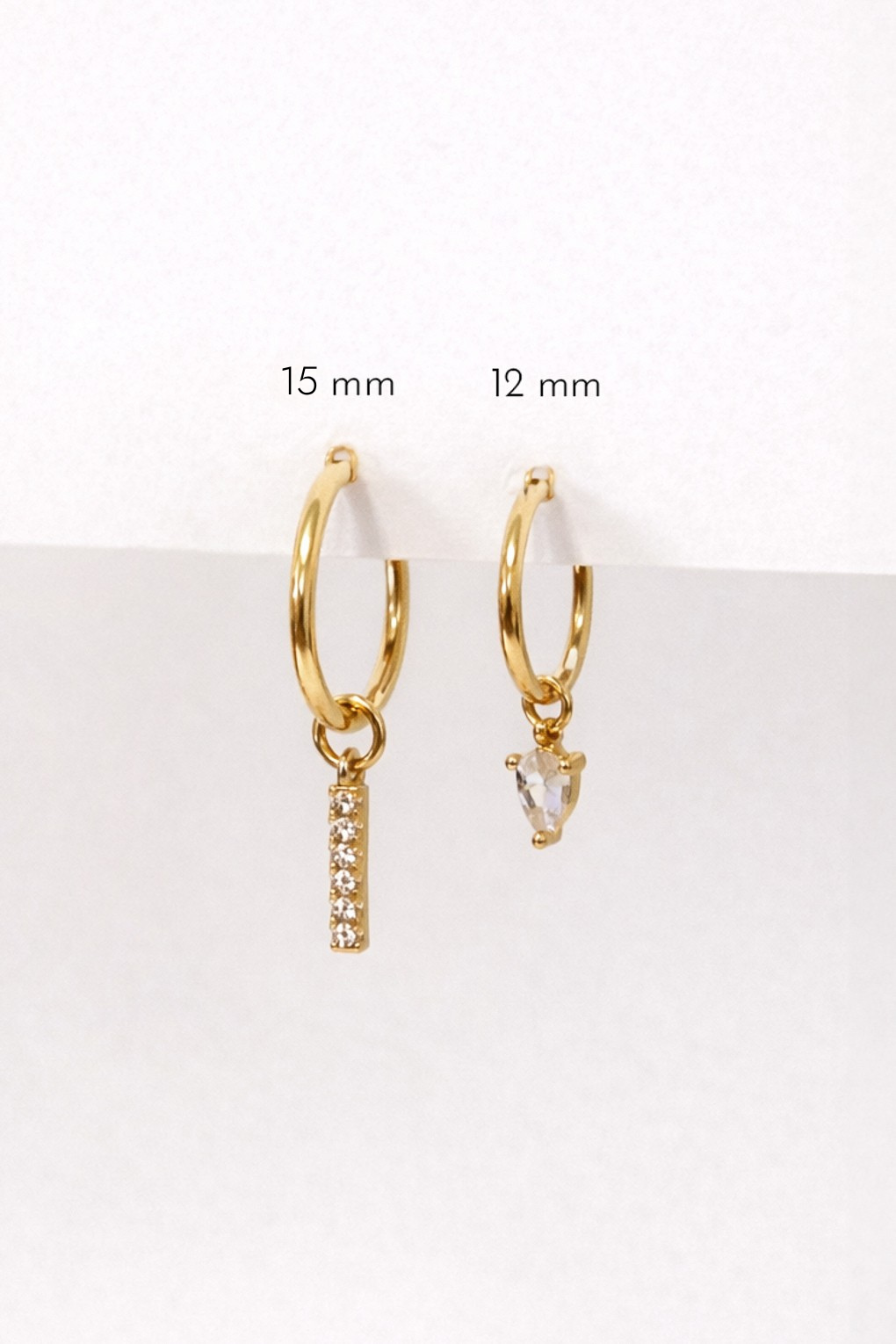 Clip-On Earrings with Replaceable Pendants